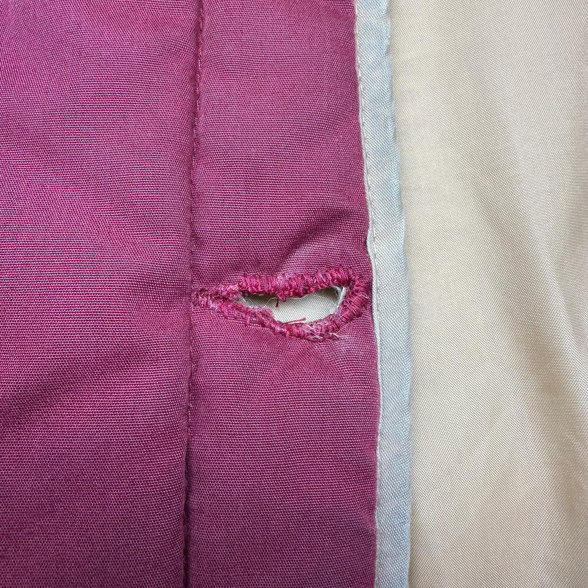 Vintage 70s 80s Wine Red Quilted Puffer Maxi Coat - 2X | Retro Plush Collar Long Duster Winter Jacket