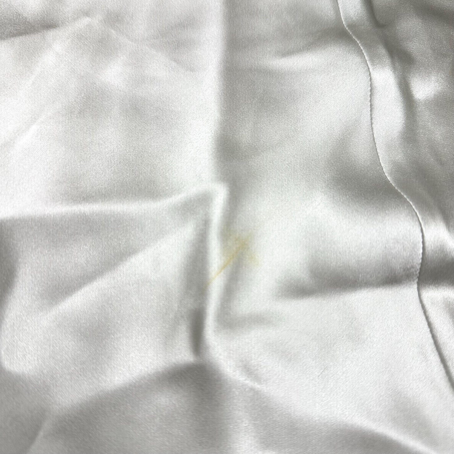 Vintage 90s Victoria's Secret Silver Silk Slip Dress - Large | Spaghetti Strap Lingerie Mini Satin Chemise Nightie