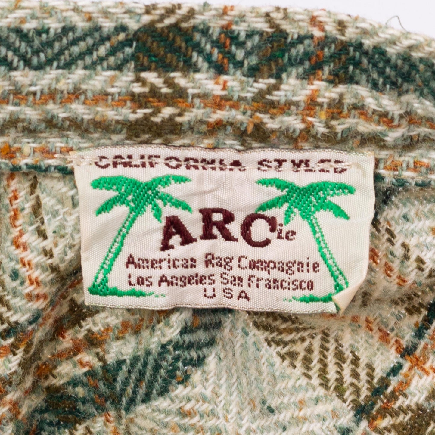 Vintage 70s Sage Green Plaid Tweed Mini Skirt - Medium, 28" Waist | High Waisted A Line Woven Pocket Skirt