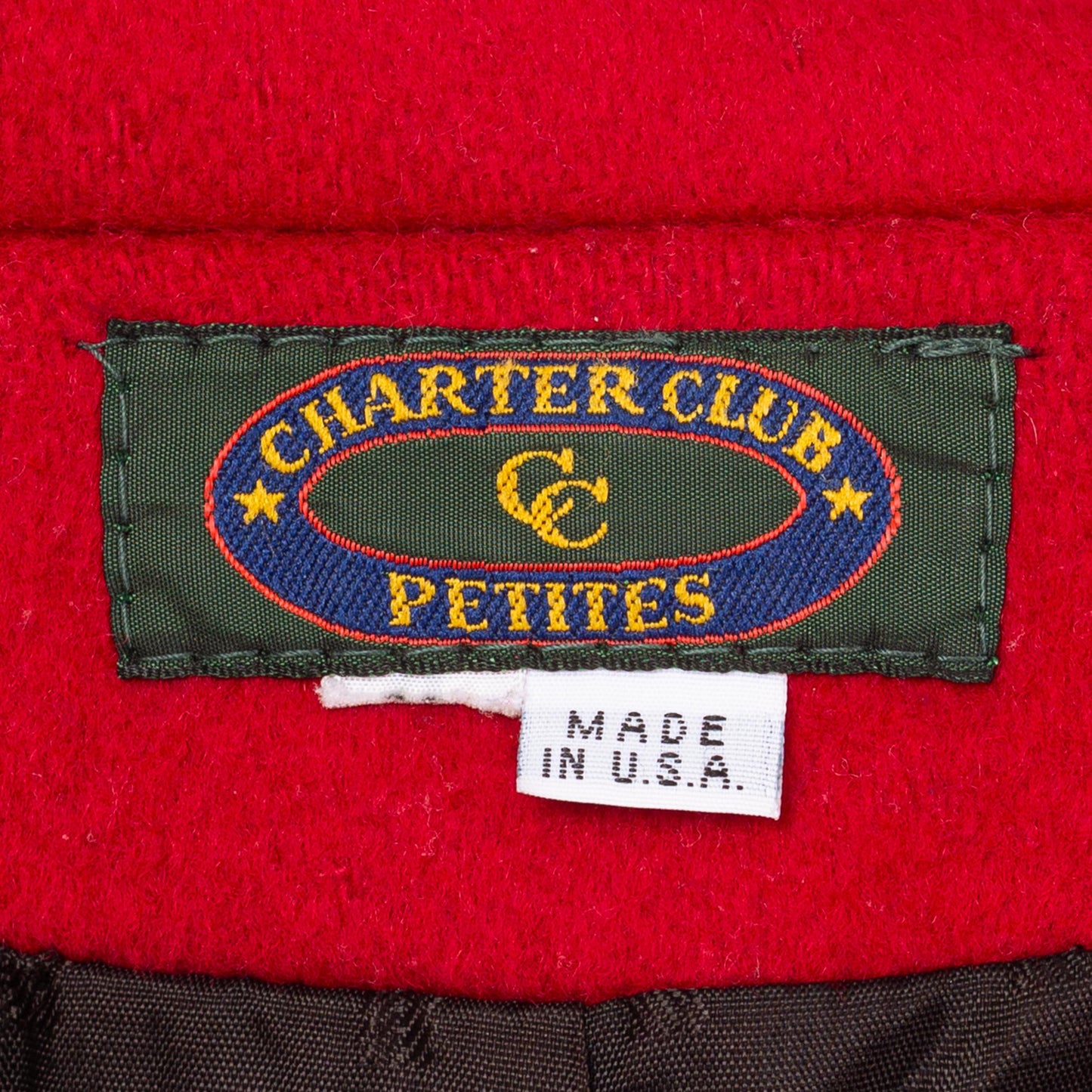 Vintage 80s Red Double Breasted Wool Overcoat - Medium to Large | Charter Club Button Up Long Winter Coat