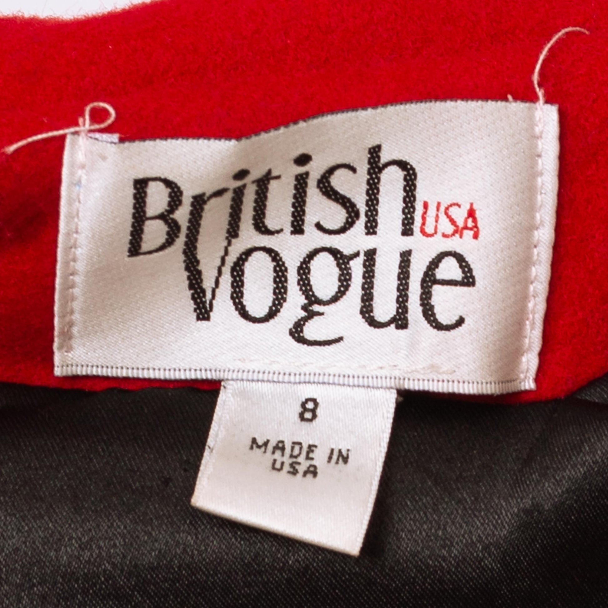 Vintage 90s Red & Black Mini Hooded Princess Coat - Extra Small | Wool Faux Fur Retro Mod Winter Swing Jacket