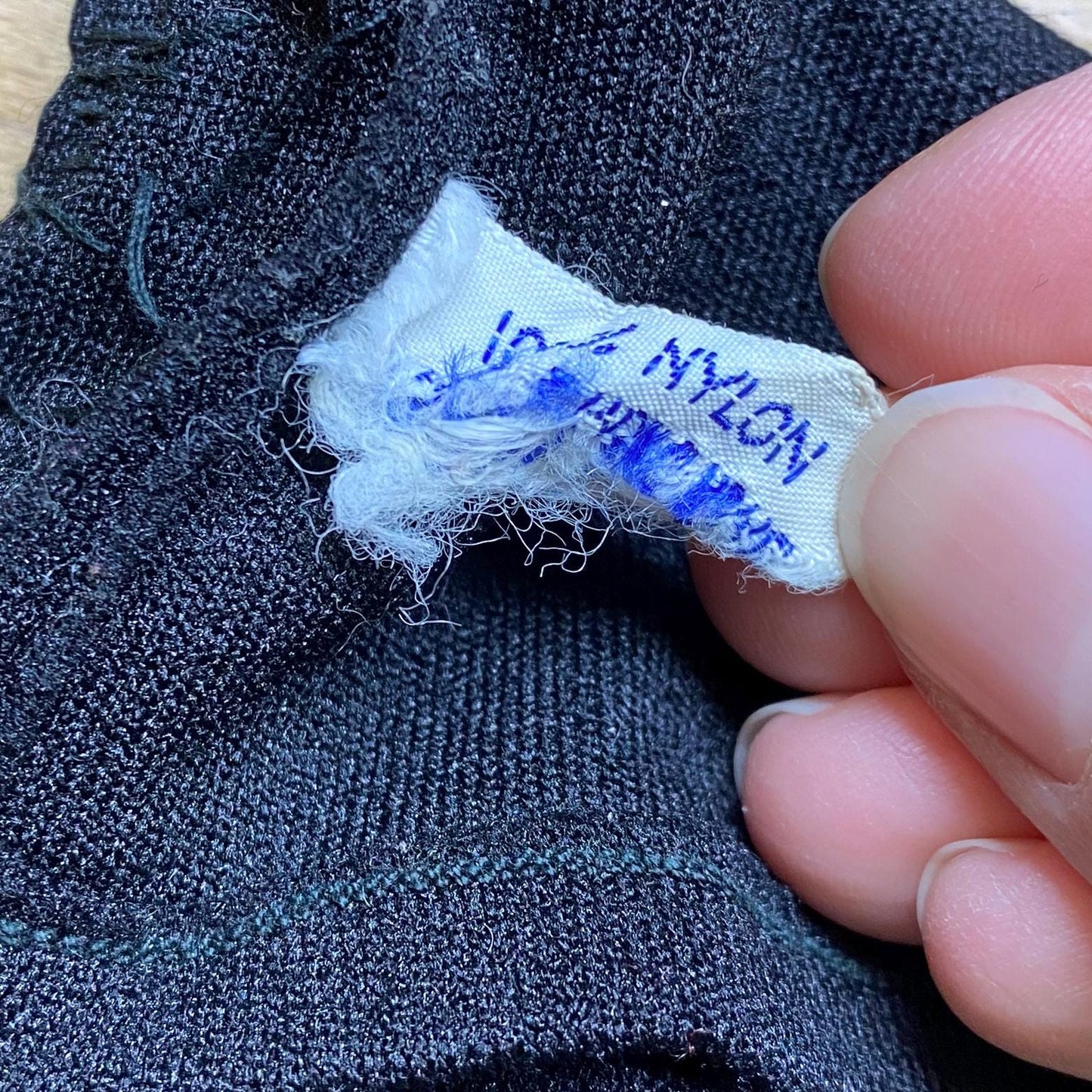 Vintage 50s 60s Black Beaded Evening Gloves - Small