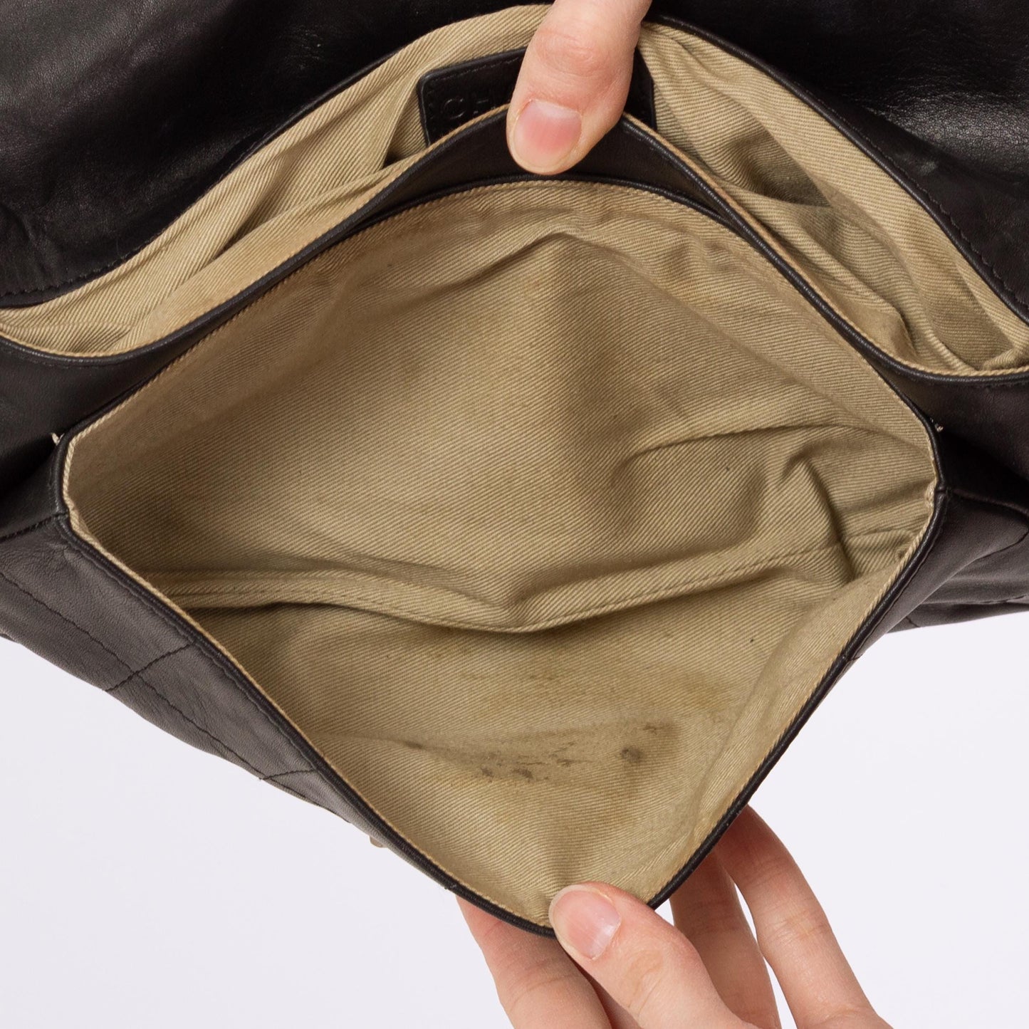 Vintage Y2K Chanel Mademoiselle Quilted Black Leather Shoulder Bag | 2000s Designer Purse, Turn Lock 2.55 Chocolate Bar Bag