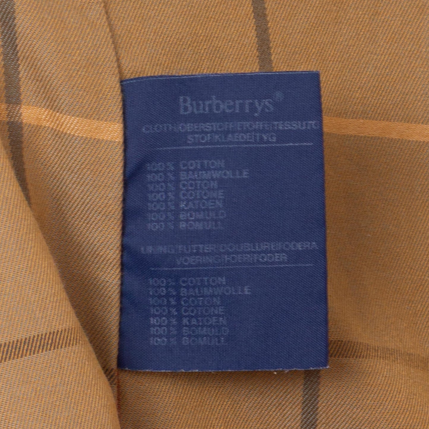 Vintage 90s Burberry Tan Belted Trench Coat - Medium to Large | Designer Plaid Lined Single Breasted Button Up Long Lightweight Jacket