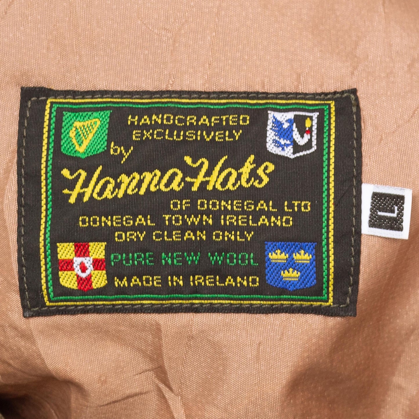 Vintage 70s 80s Hanna Hats of Donegal Irish Tweed Earflap Cap - Large | Newsboy Flat Cabbie Hat