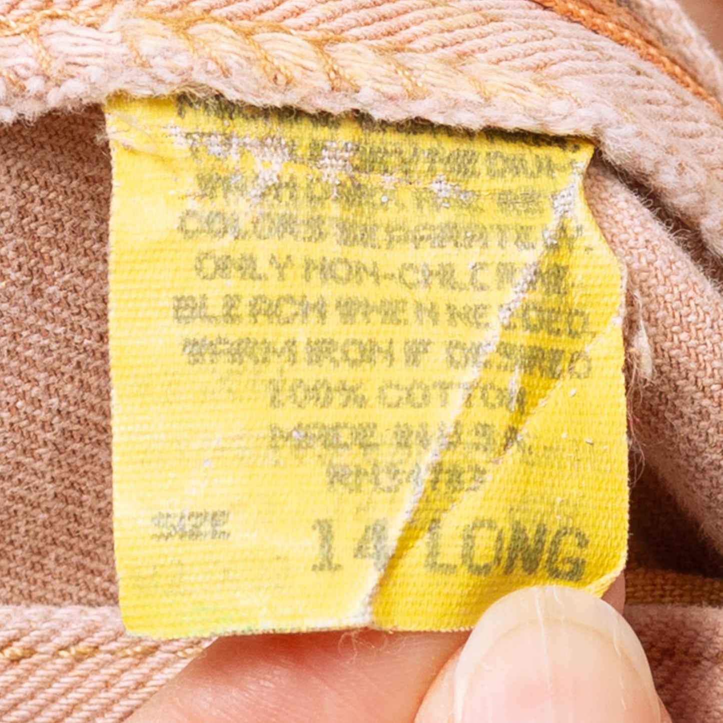 Vintage 90s Lee Dusty Pink High Waisted Jeans - Large Tall, 31" Waist | Peach Denim Slim Straight Long Inseam Mom Jeans