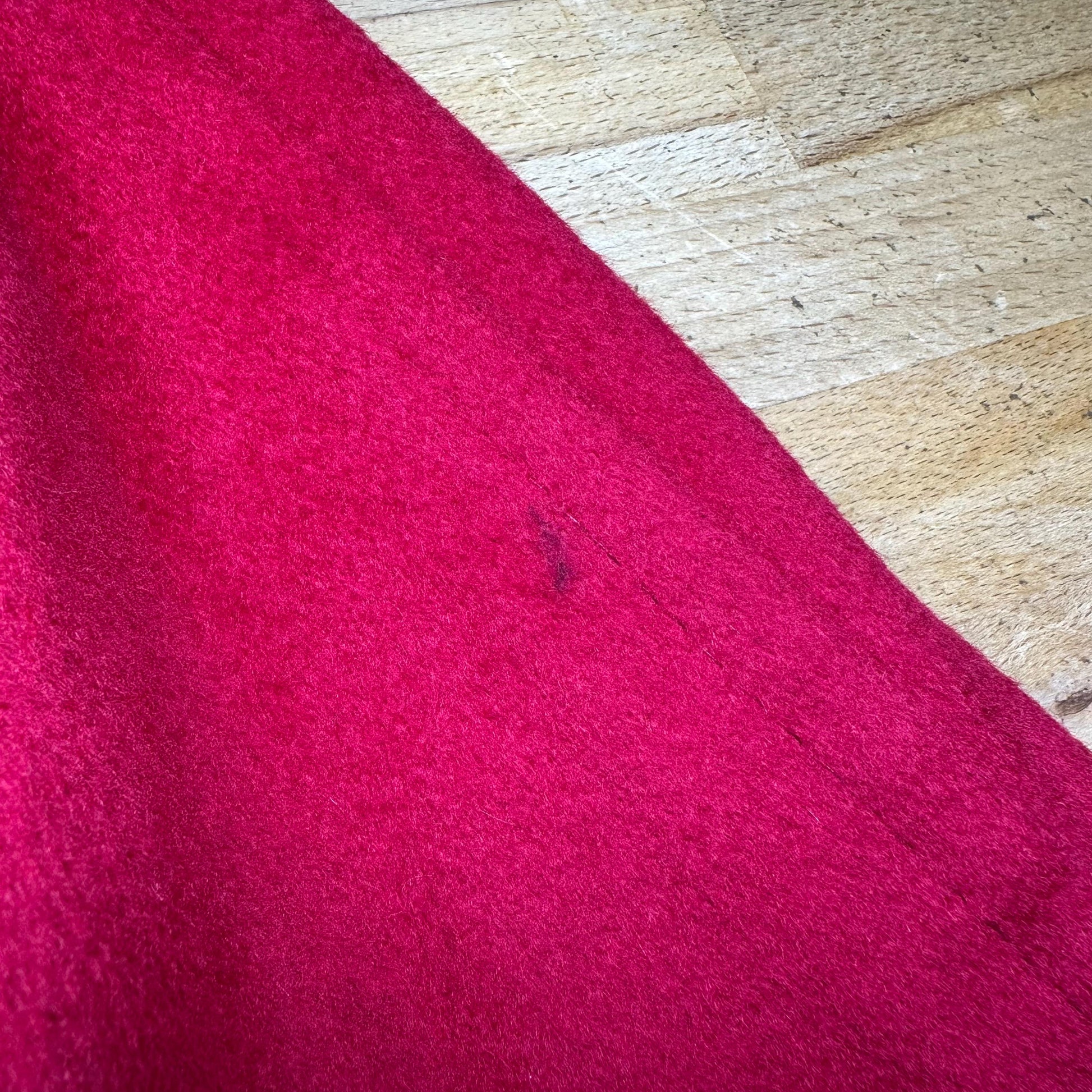 Vintage 80s Red Double Breasted Wool Overcoat - Medium to Large | Charter Club Button Up Long Winter Coat