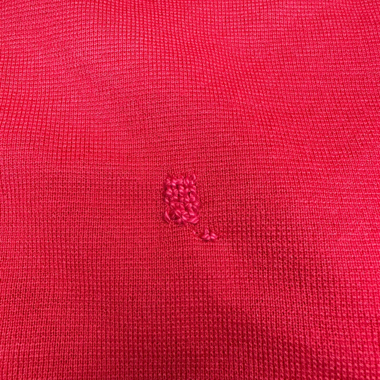 Vintage 80s Gianni Versace Red Wool Mini Dress - Medium | Designer 3/4 Sleeve Winter Christmas Party Dress