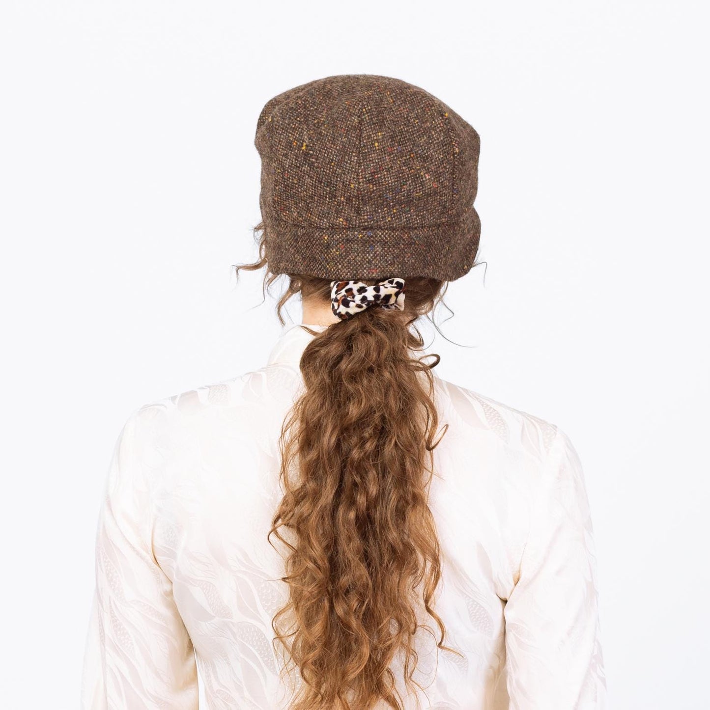 Vintage 70s 80s Hanna Hats of Donegal Irish Tweed Earflap Cap - Large | Newsboy Flat Cabbie Hat