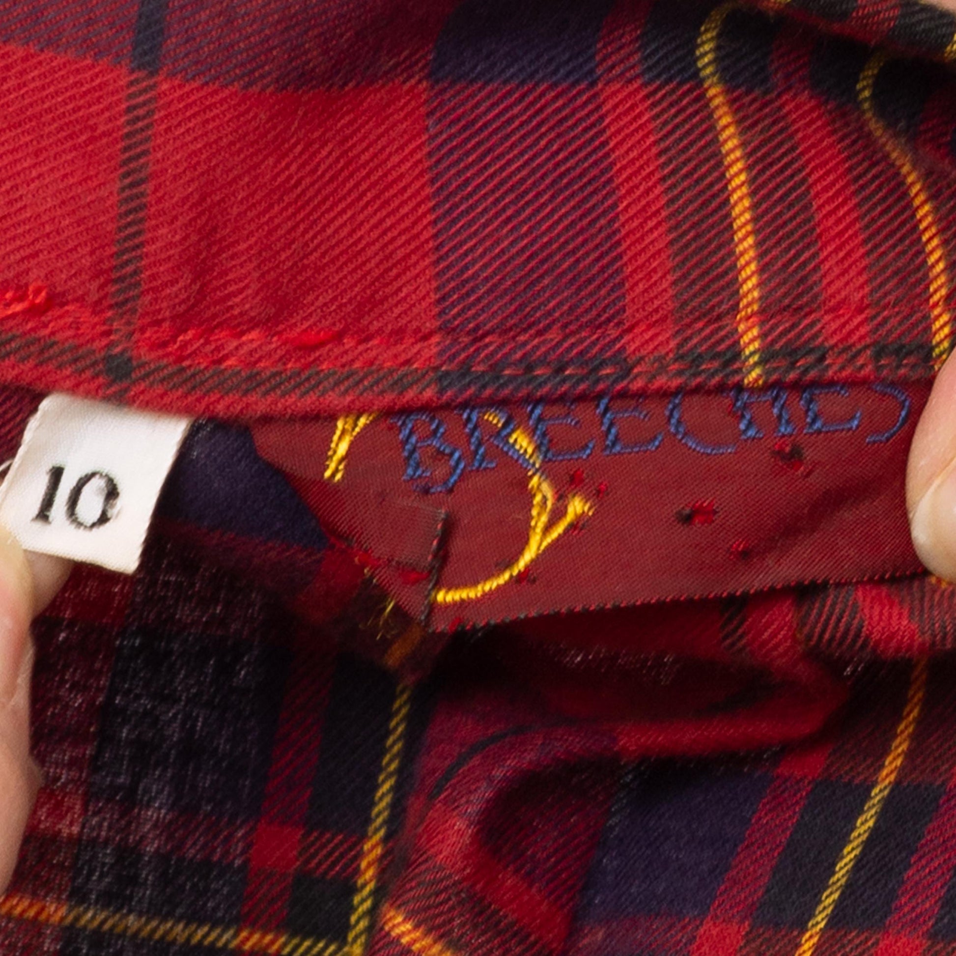 Vintage 80s Red Plaid Midi Pocket Skirt - Small, 27" Waist | A Line High Waist Retro Button Up Skirt