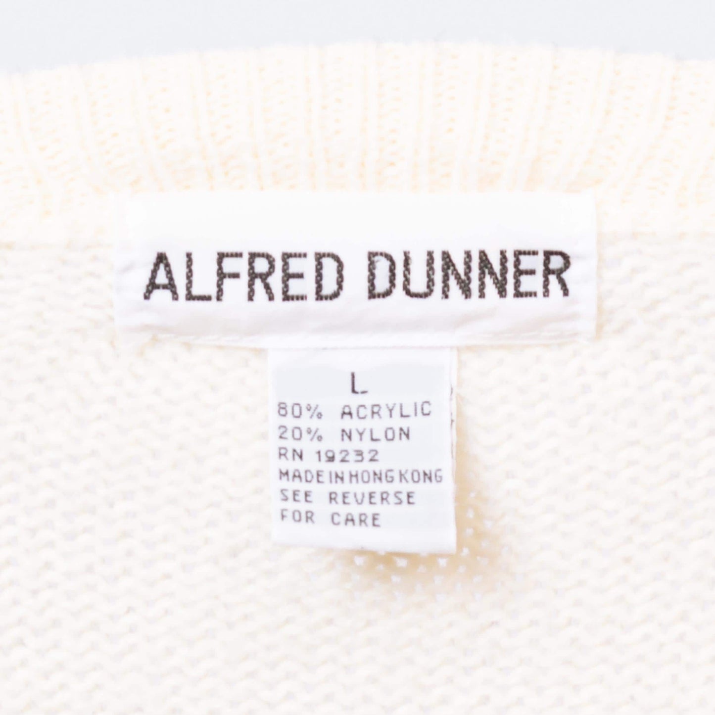 Vintage 80s Pastel Floral Cable Knit Sweater - Large | Soft Cream Boho Embroidered Grandma Pullover