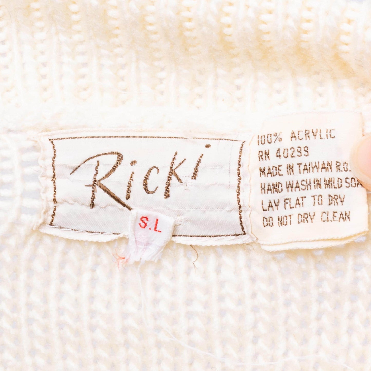 Vintage 80s Collared Pastel Floral Cardigan - Medium | Cream Cable Knit Boho Cottagecore Grandma Sweater