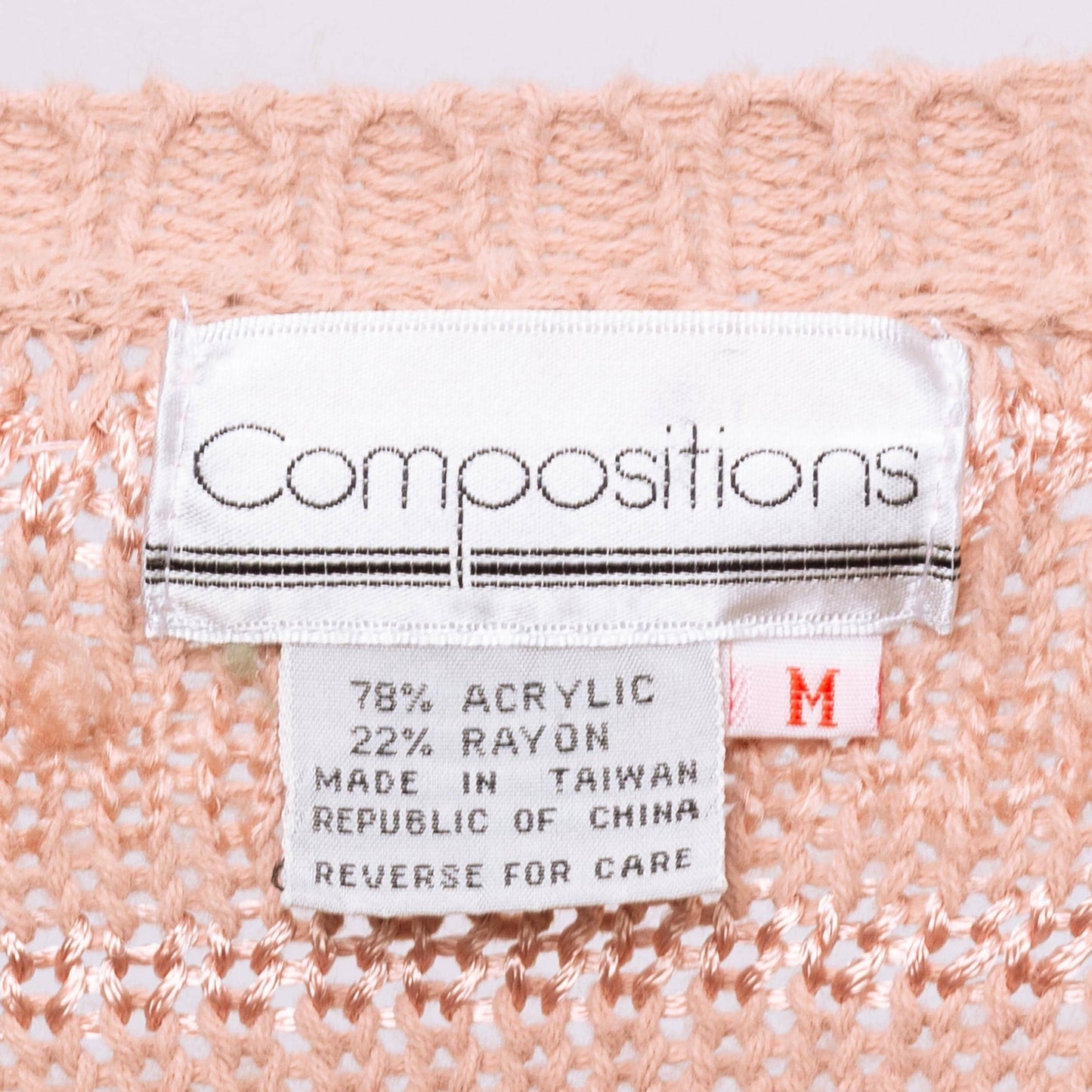 Vintage 80s Dusty Pink Knit Cap Sleeve Crop Top - Small to Medium | Open Weave Eyelet Sleeveless Sweater Vest Shirt