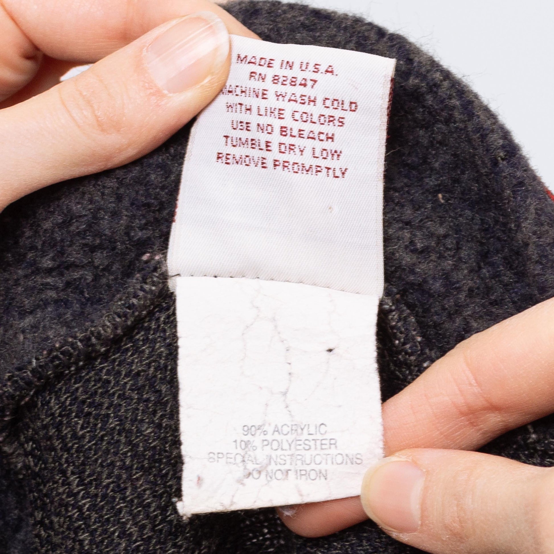 Vintage 90s Folk Floral Trim Fleece Sweatshirt - Large | Dark Blue Half Zip Longline Pullover