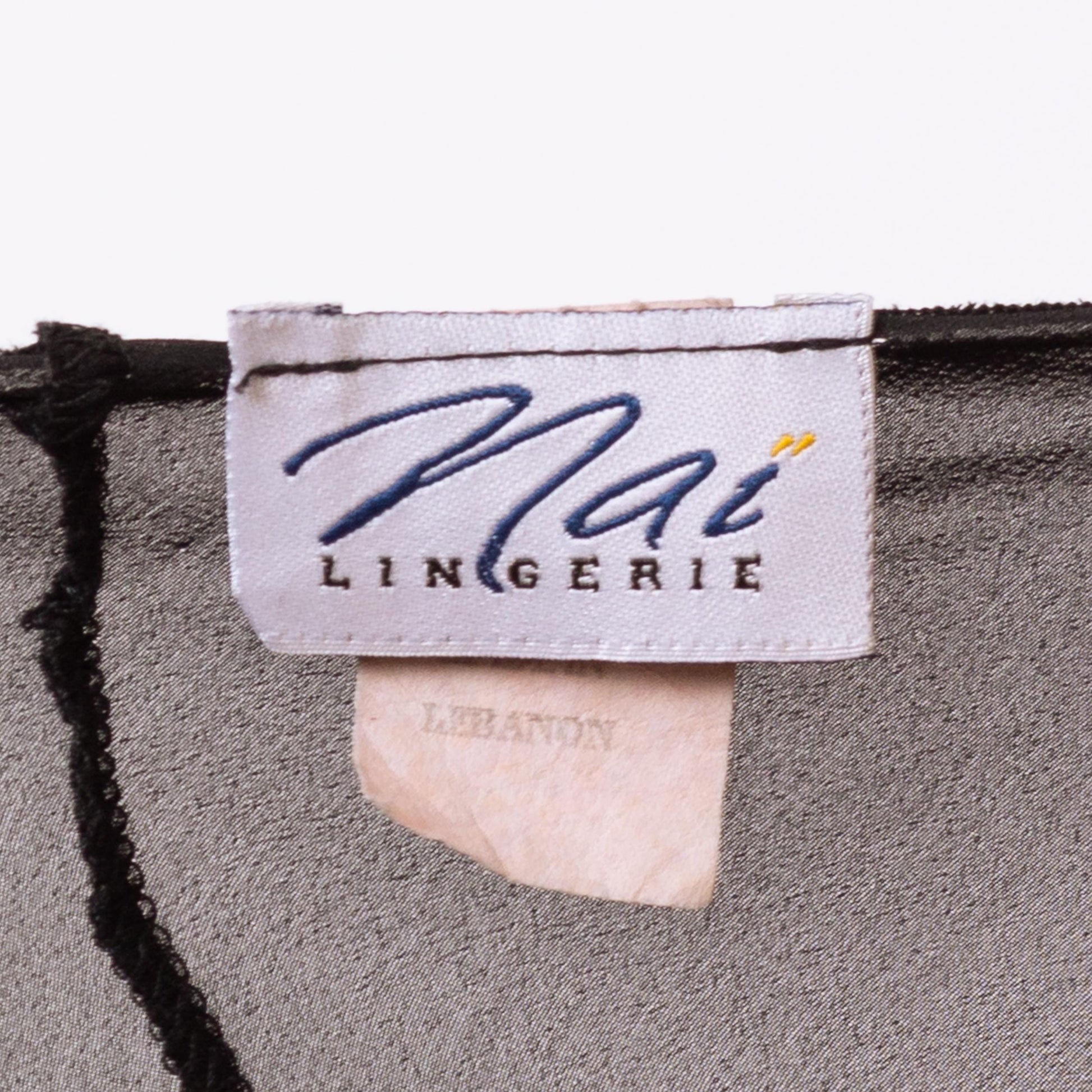 Vintage 90s Sheer Black Lingerie Maxi Dress - Large | Bias Cut Draped Low Back Slip