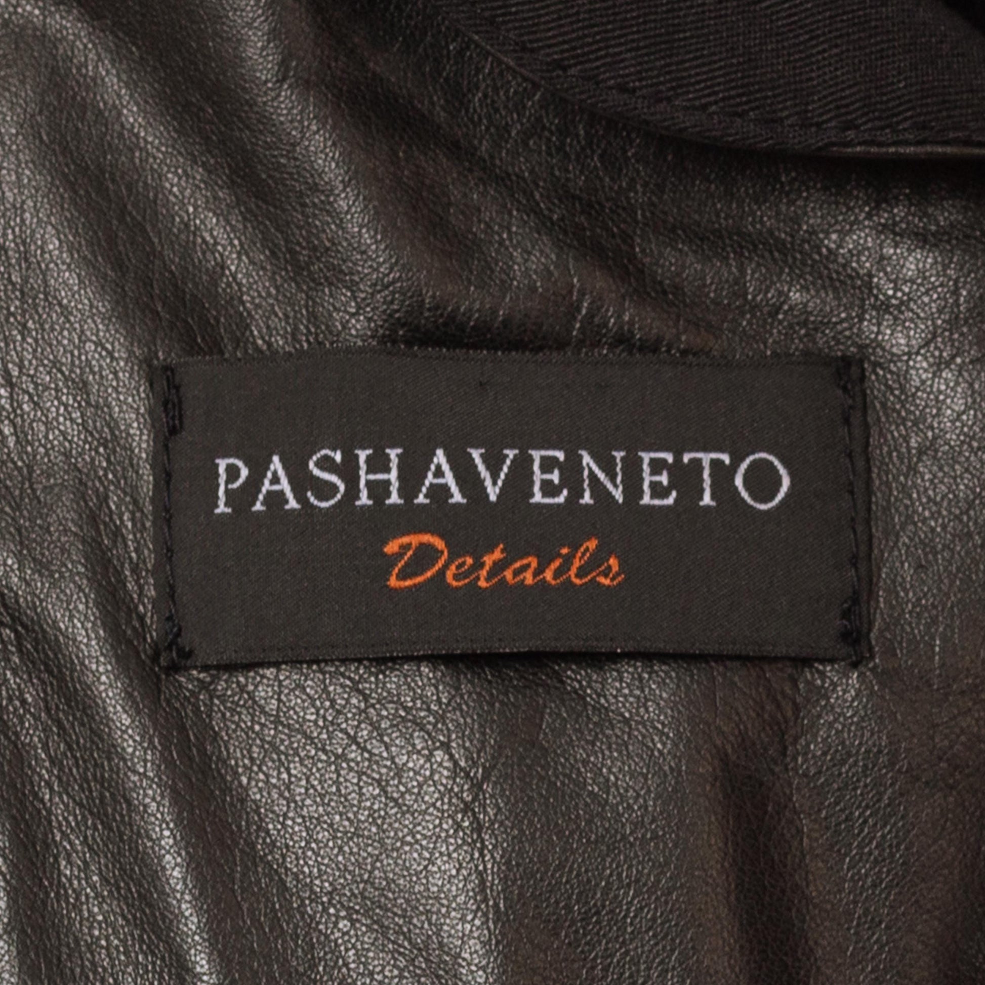 Vintage Pasha Veneto Black Lambskin Penny Lane Coat - Small | Y2K Does 70s Boho Fur Trim Long Suede Leather Jacket