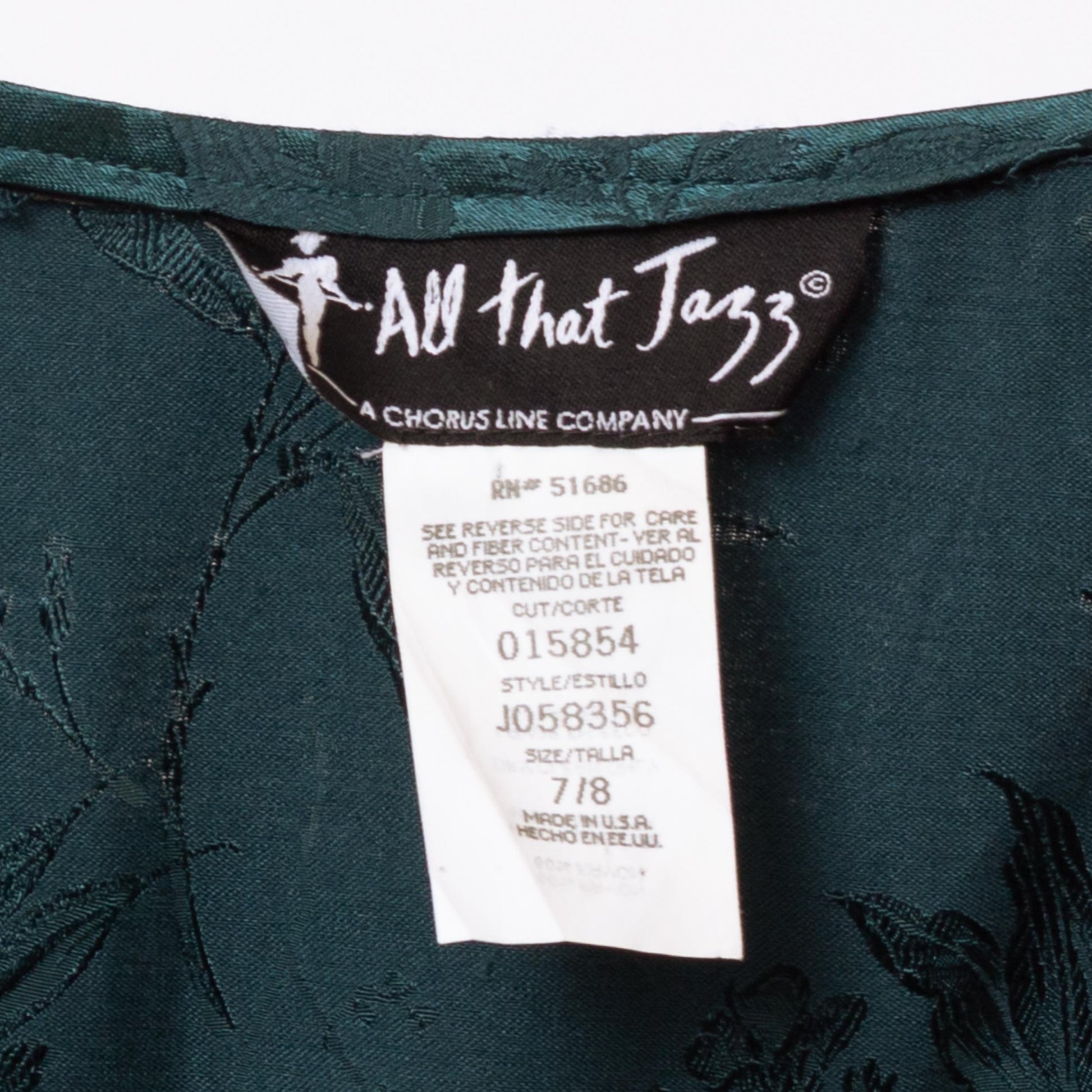 Vintage 90s Dark Emerald Floral Satin Midi Dress - Small | Boho Green Jacquard Tank Dress