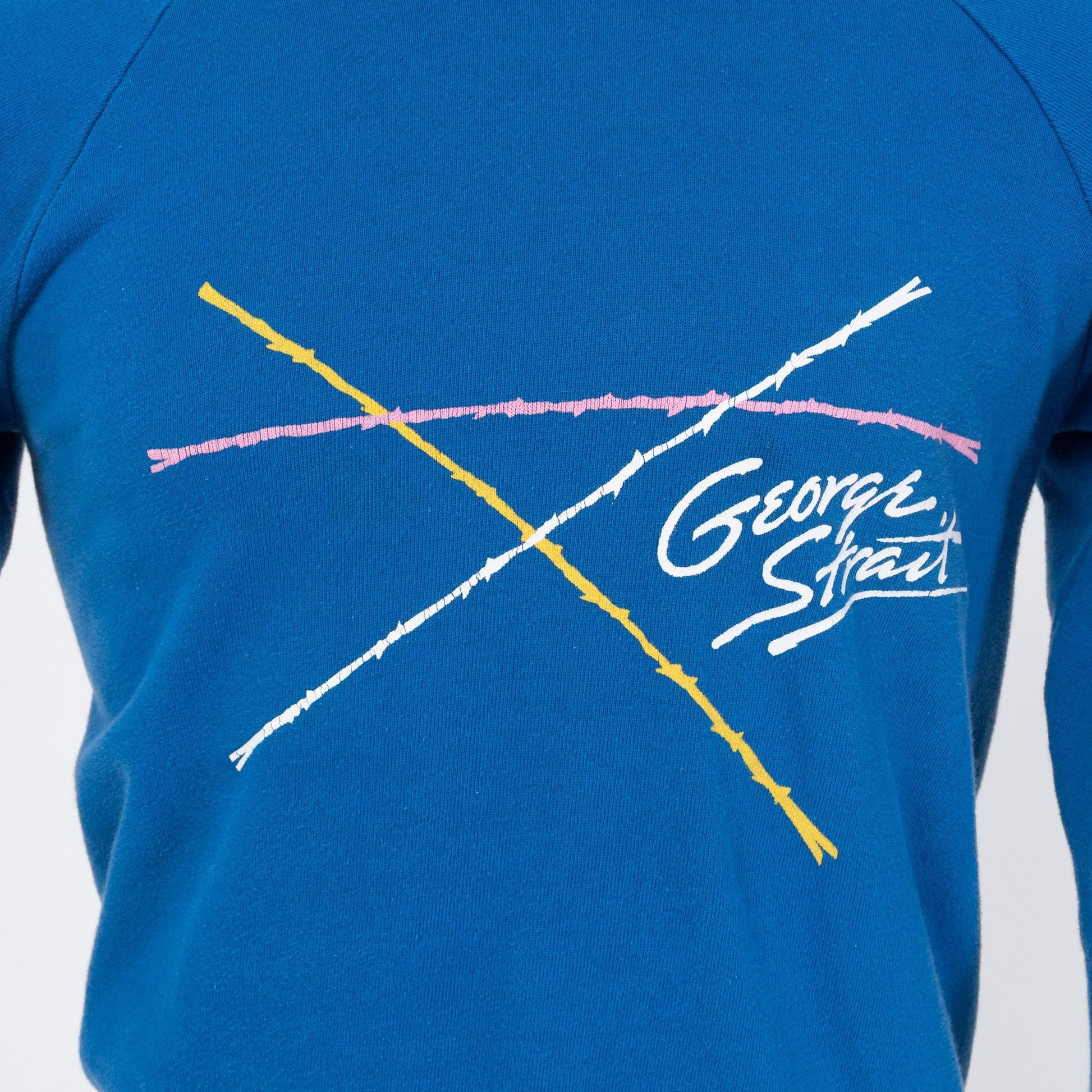 Vintage 1988 George Strait Tour Sweatshirt - Small | 80s Country Music Graphic Crewneck