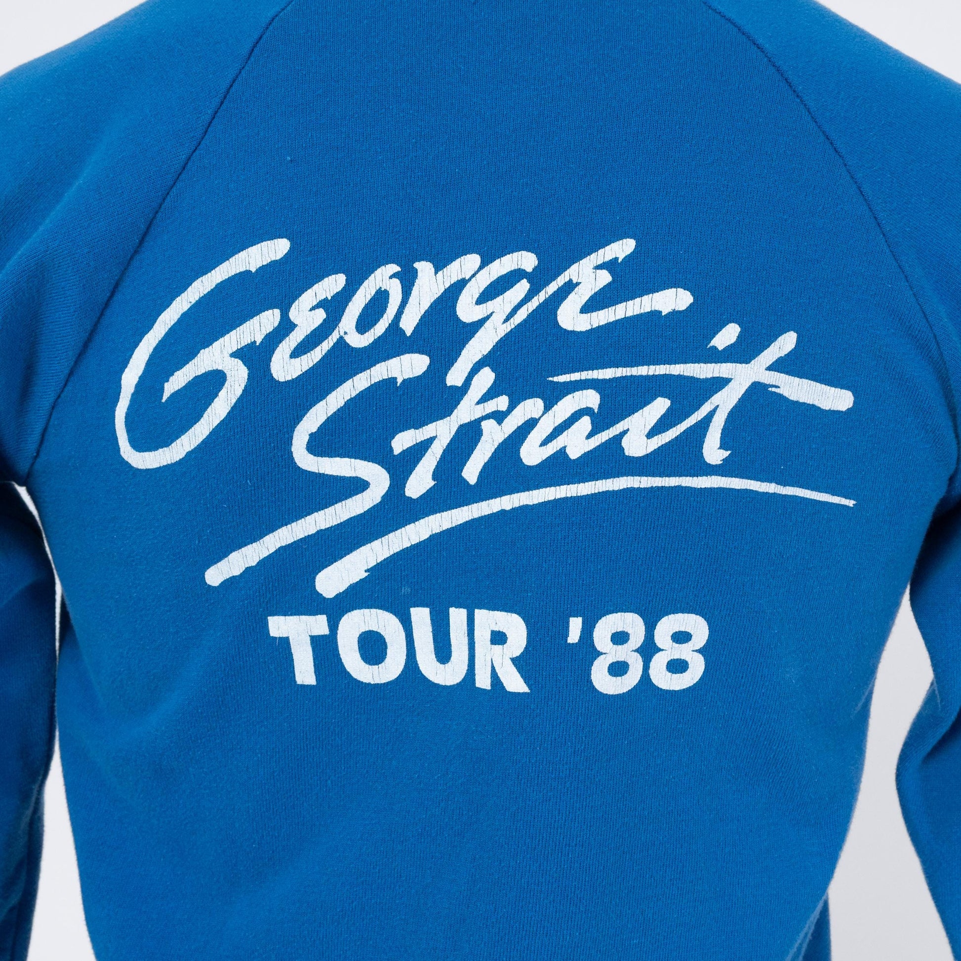 Vintage 1988 George Strait Tour Sweatshirt - Small | 80s Country Music Graphic Crewneck