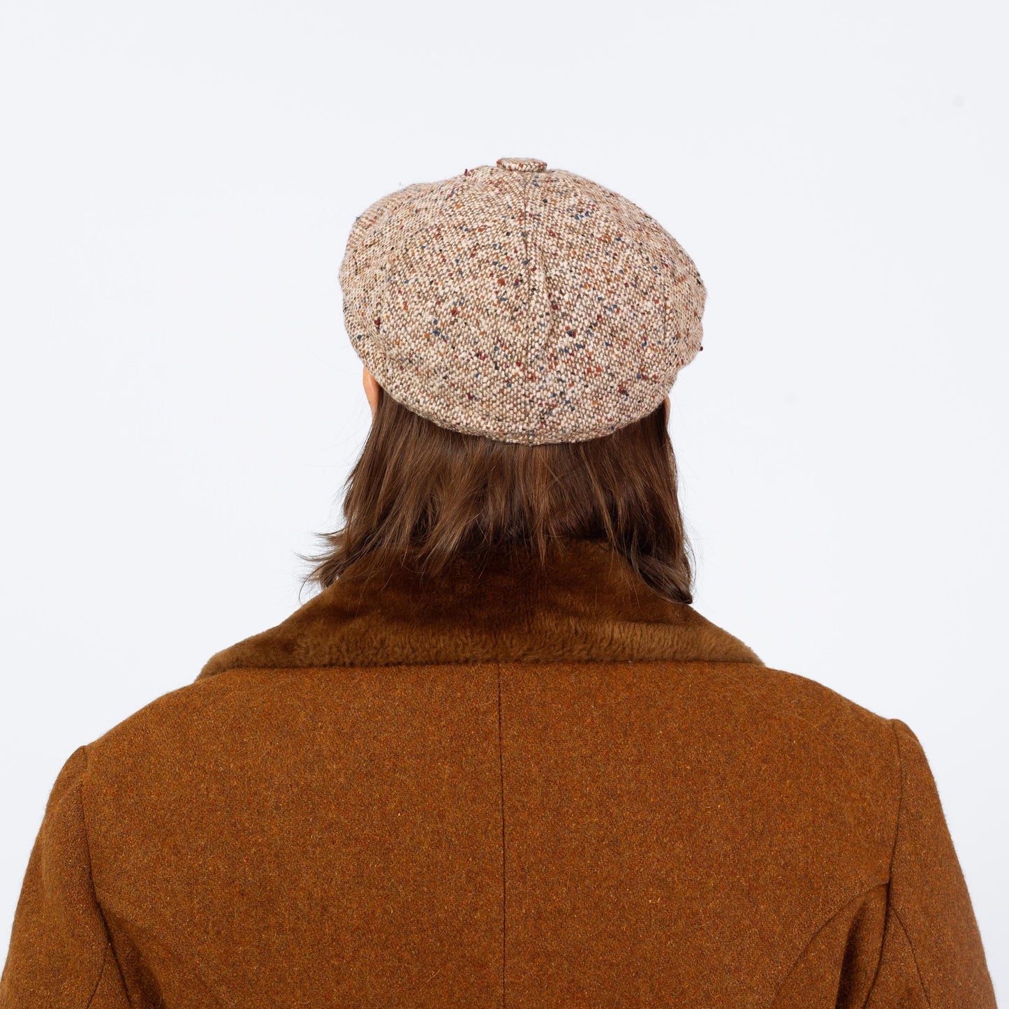 Vintage 70s 80s Eddie Bauer Tweed Earflap Cap - Extra Large | Newsboy Flat Cabbie Hat