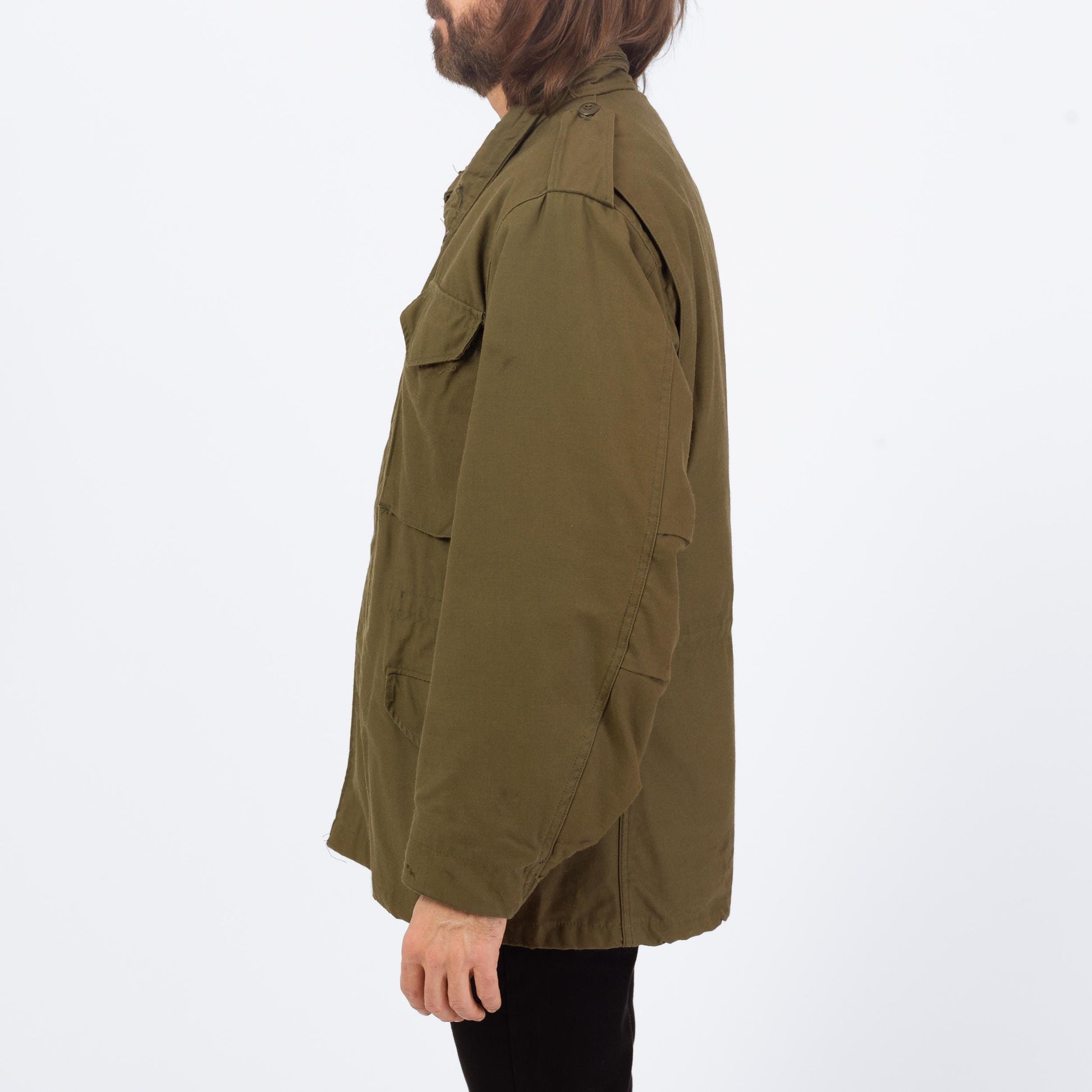 Vintage 70s M-65 US Army Cold Weather Field Jacket - Medium | Vietnam Era Military Commando Coat