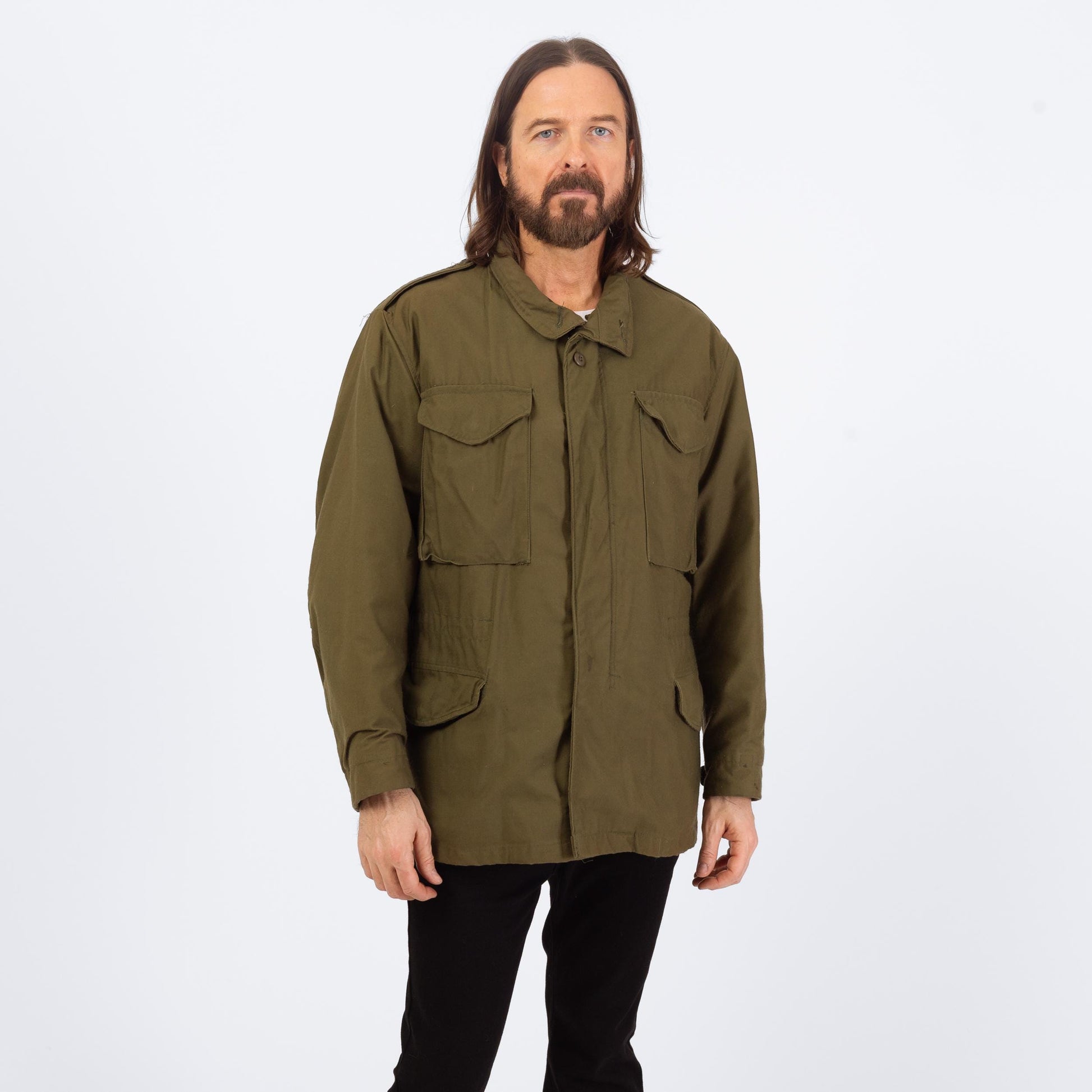 Vintage 70s M-65 US Army Cold Weather Field Jacket - Medium | Vietnam Era Military Commando Coat