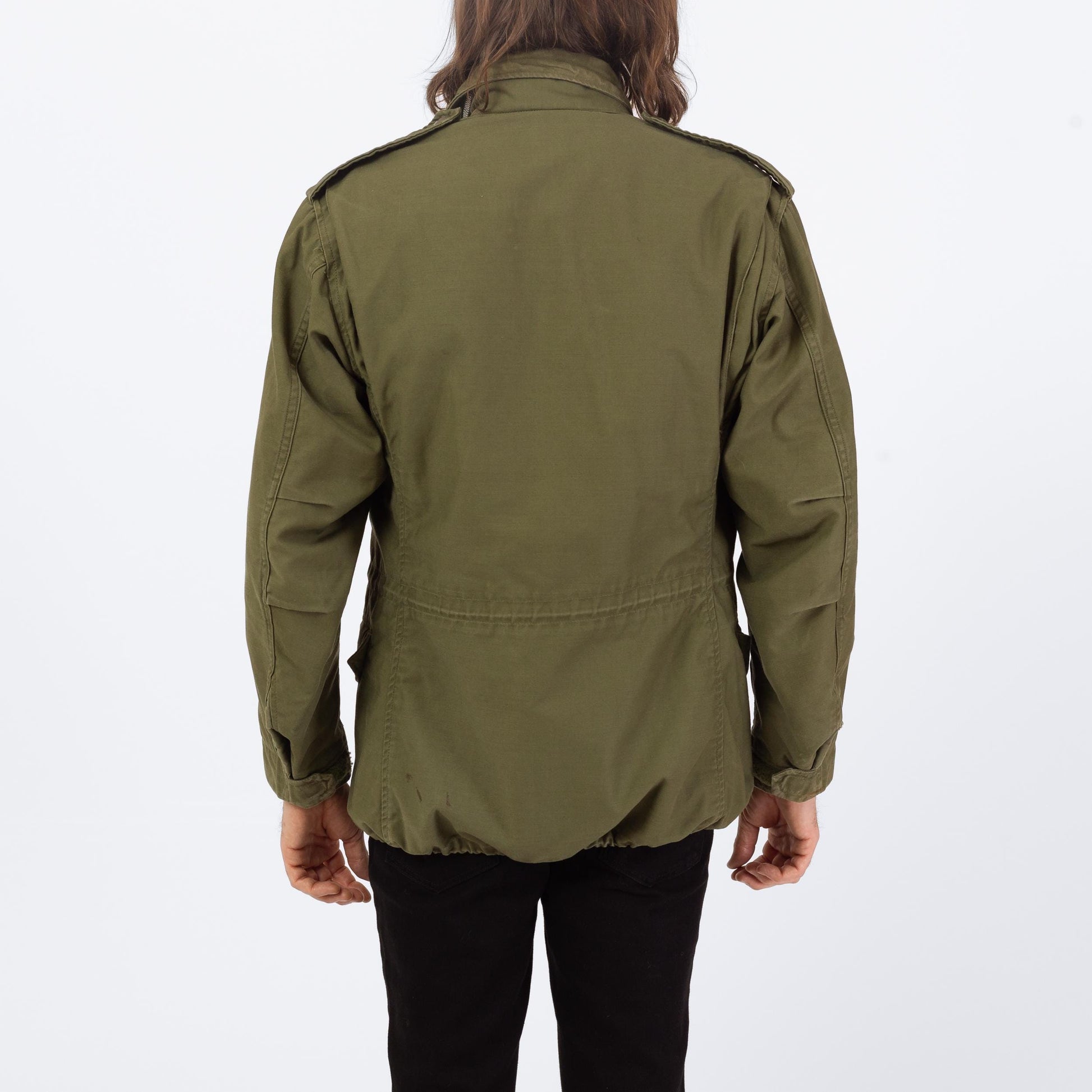 Vintage 60s M-65 US Army Field Jacket - Small | OG 107 Olive Drab Vietnam Era Military M65 Coat