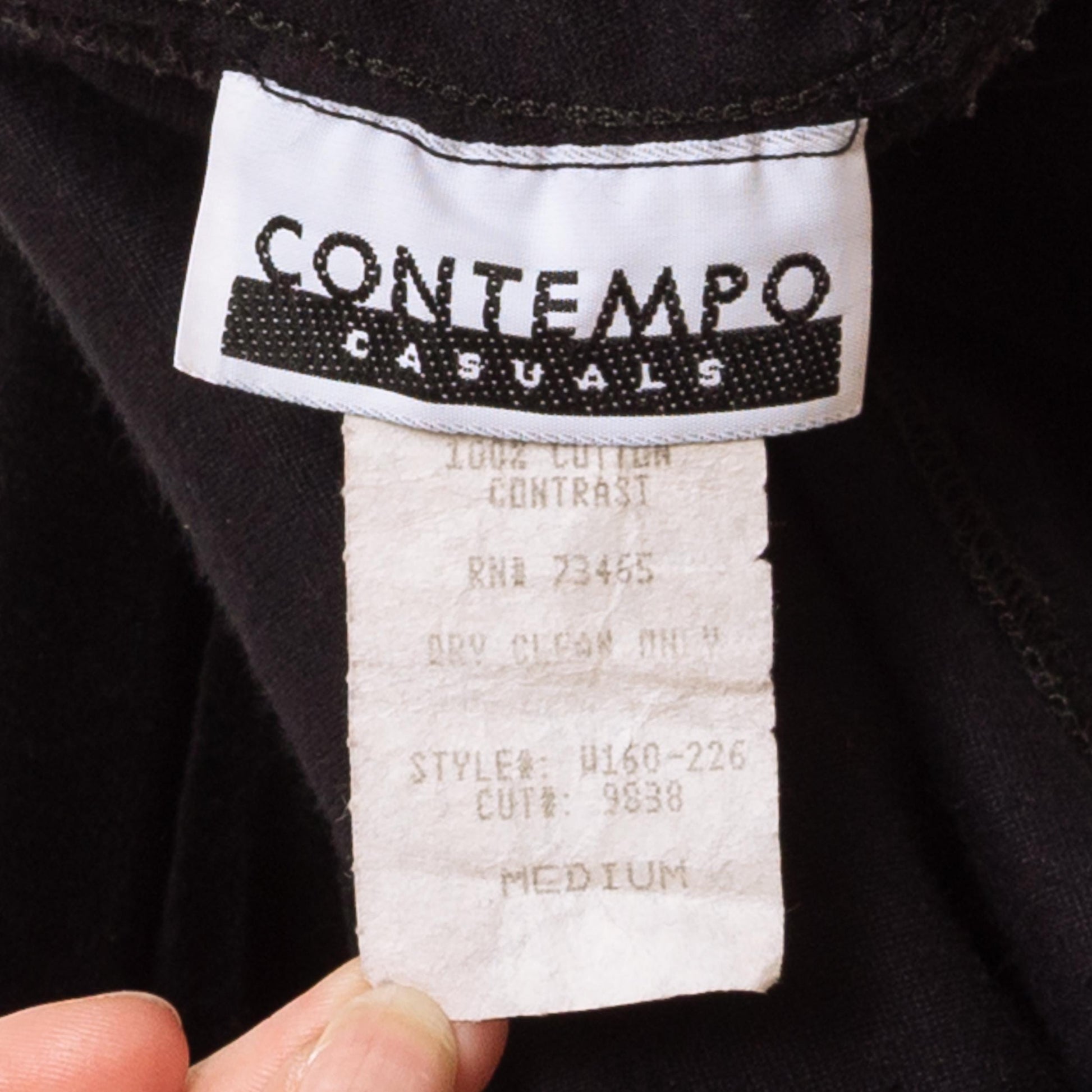 Vintage 80s Black Velvet Low Back Party Dress - Small | Scalloped V Neck Long Sleeve Mini Cocktail Dress