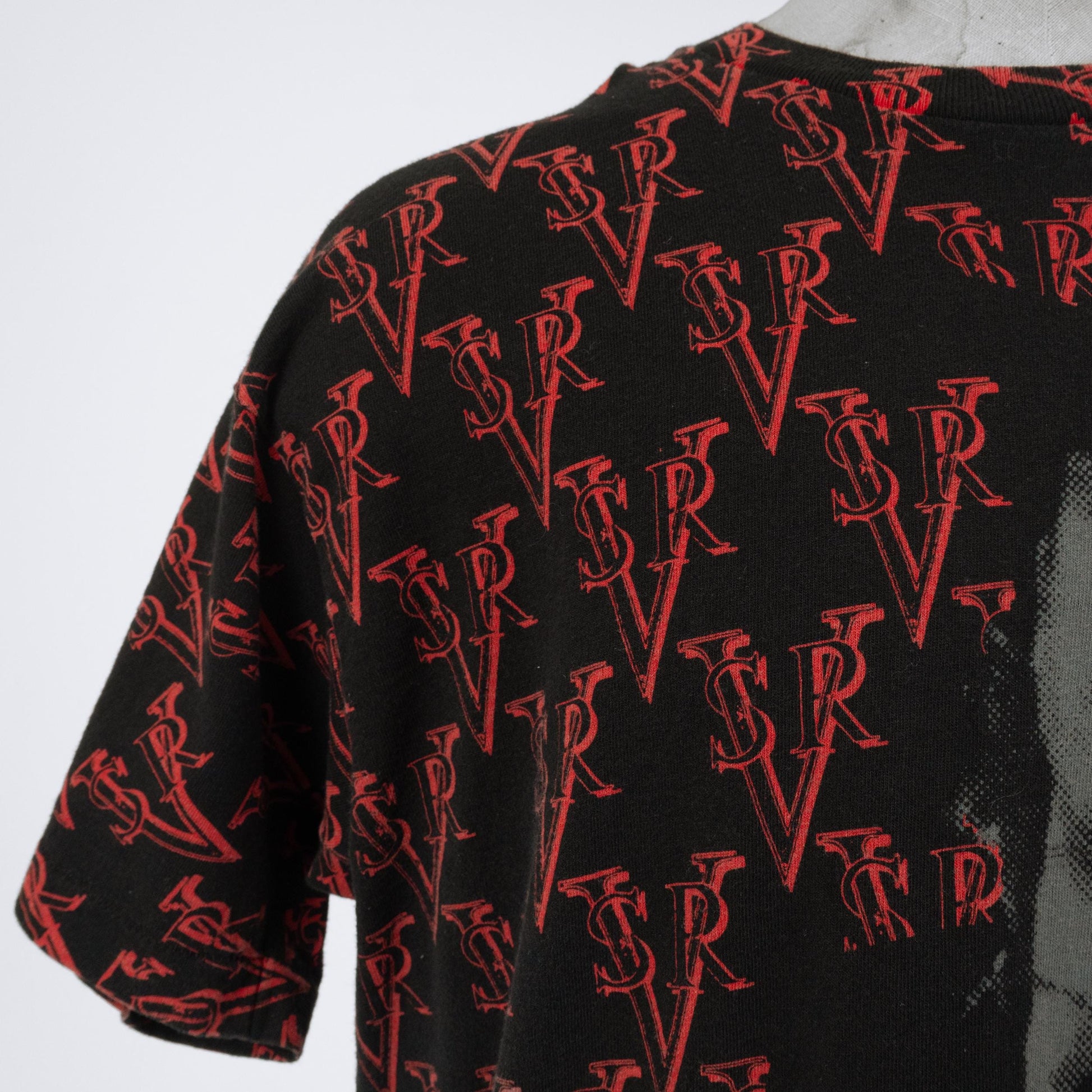 Vintage 90s Stevie Ray Vaughan T Shirt - Extra Large | All Over Print Signature Graphic Tee
