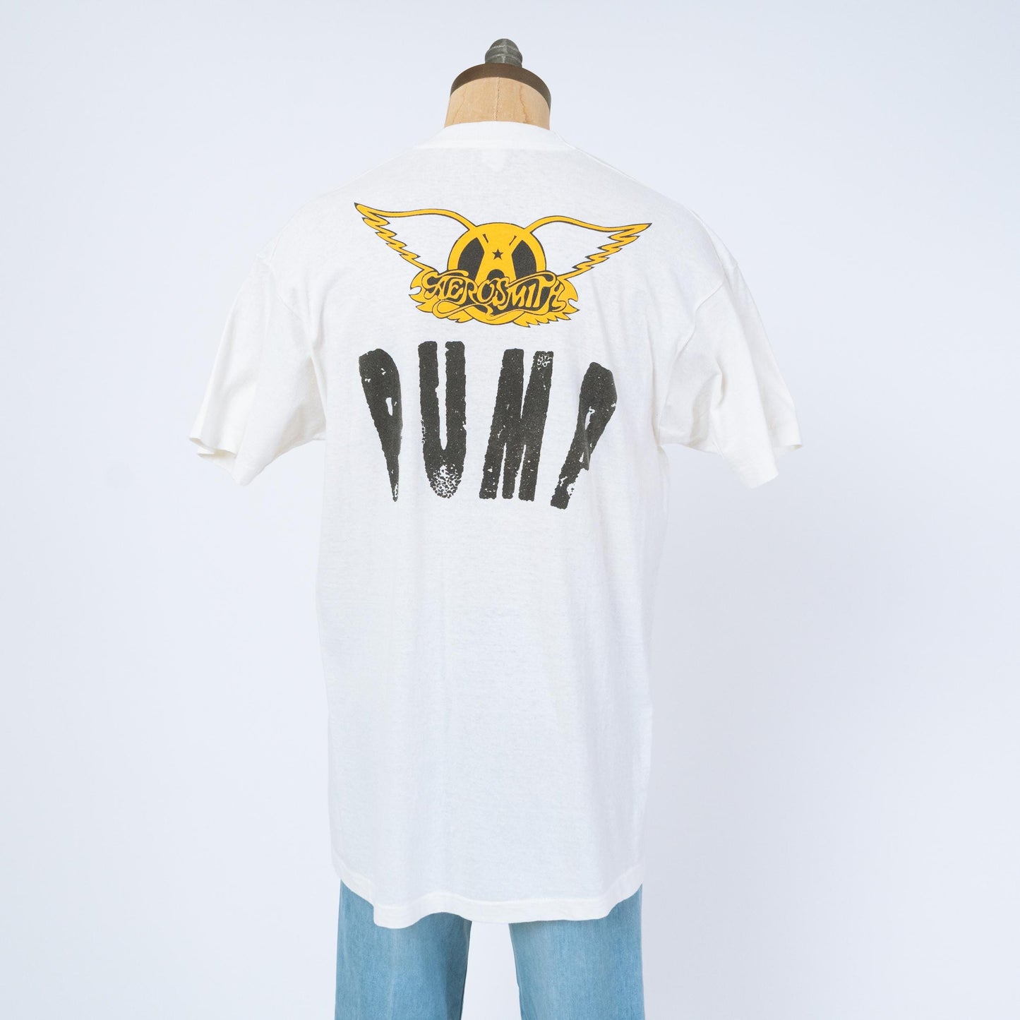 Vintage 1989 Aerosmith Pump Tour T Shirt - 3XL | 80s Graphic Band Tee