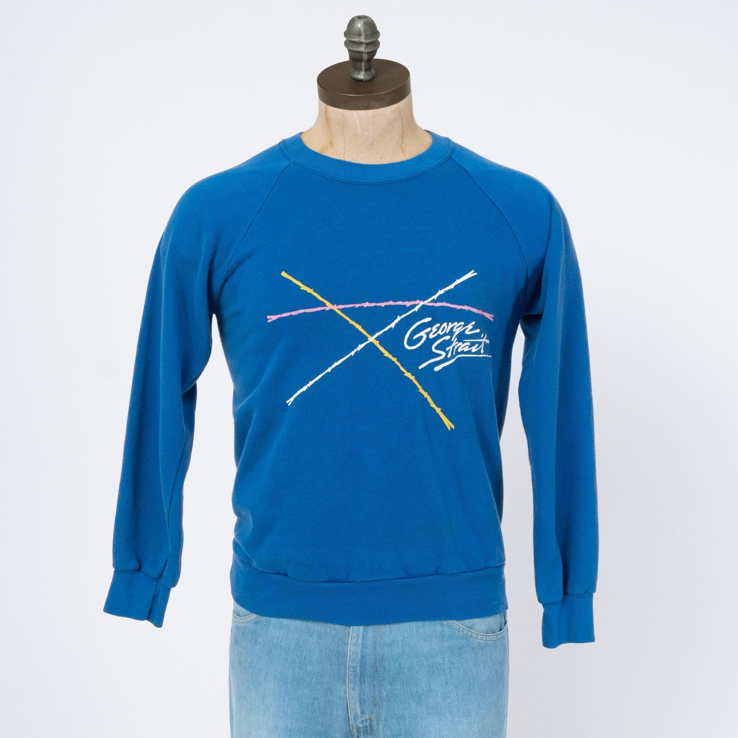 Vintage 1988 George Strait Tour Sweatshirt - Small | 80s Country Music Graphic Crewneck