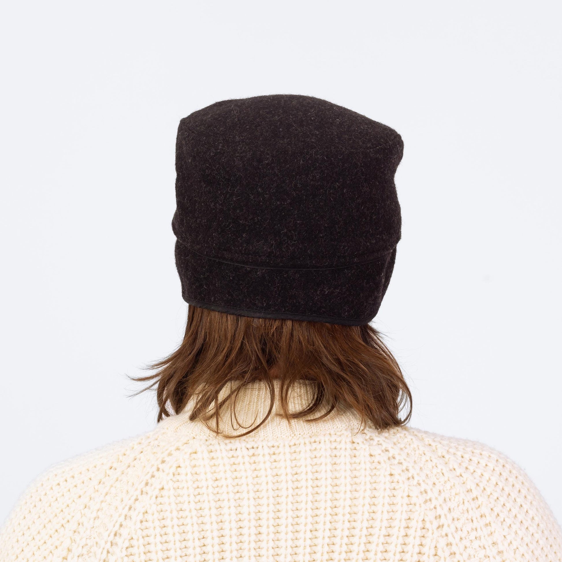 Vintage 70s 80s Filson Charcoal Wool Mackinaw Earflap Cap - XXL | Cadet Trapper Hat