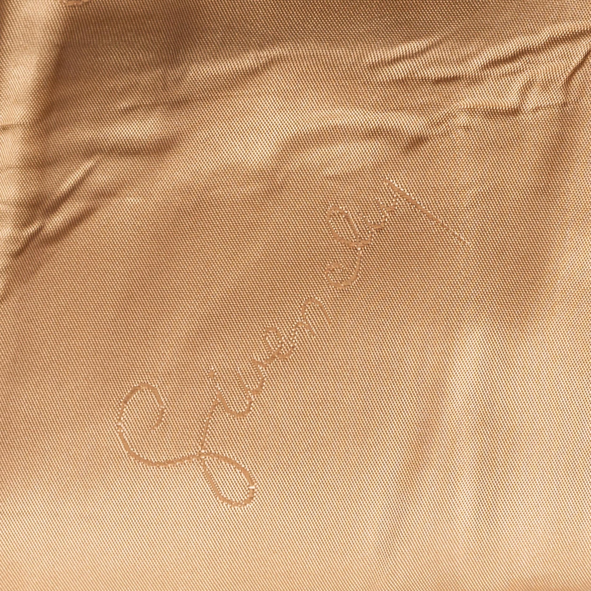 Vintage 80s Givenchy Soft Camel Wool Sport Coat - Small | Windowpane Plaid Preppy Single Breasted Blazer Suit Jacket