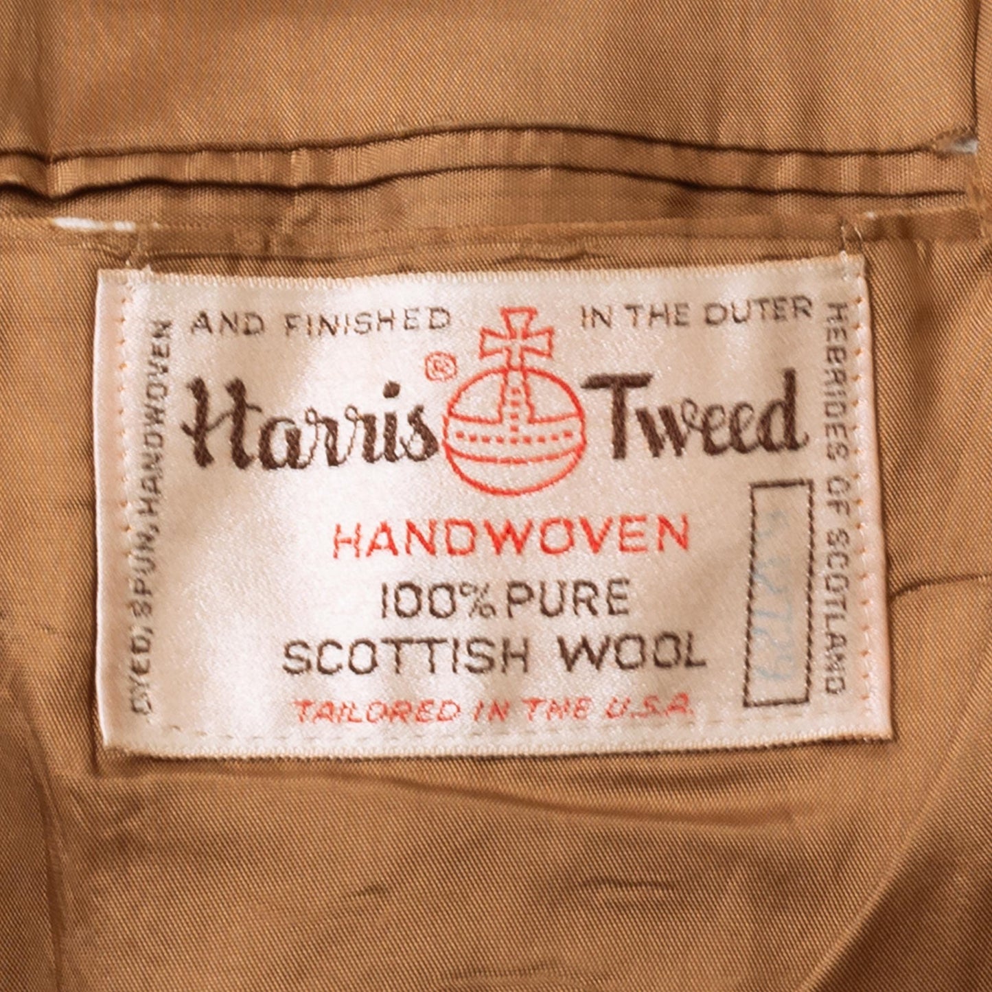 Vintage 70s Brown Harris Tweed Sport Coat - Medium | Preppy Single Breasted Blazer Suit Jacket