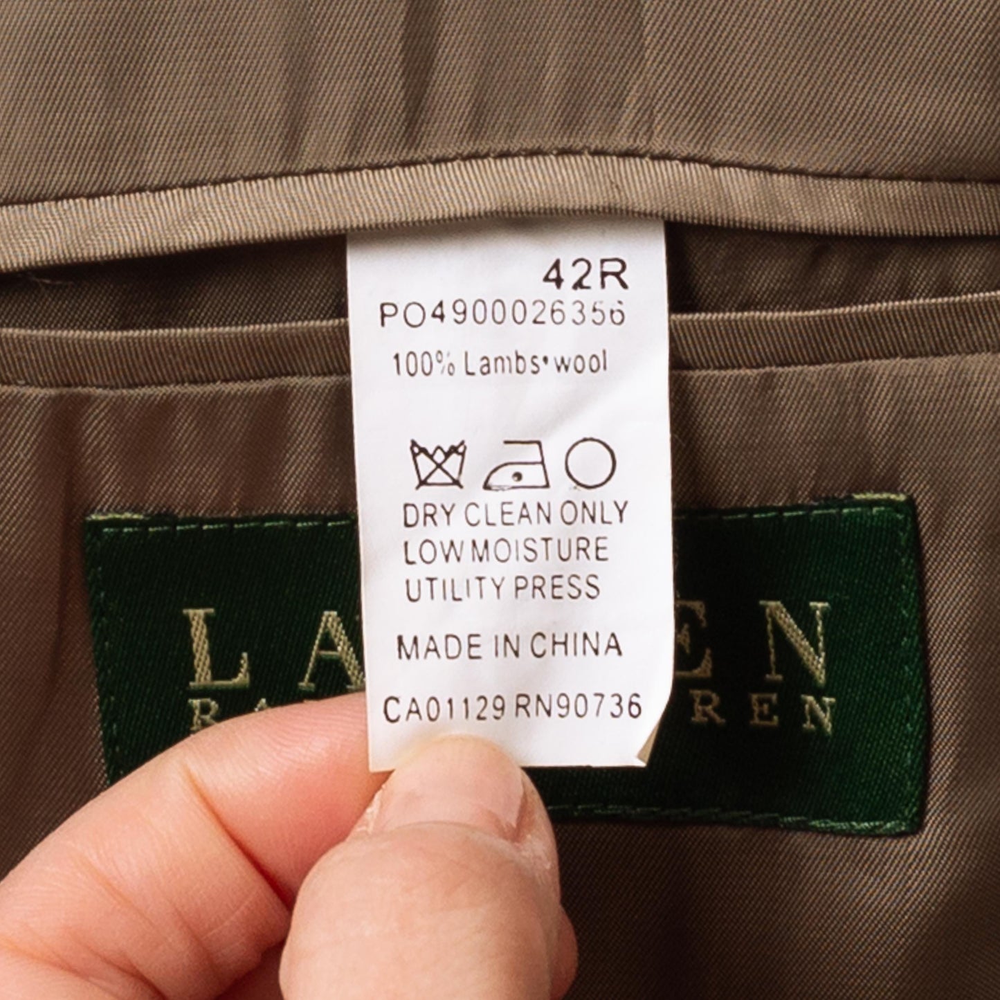 Vintage 90s Ralph Lauren Tweed Elbow Patch Sport Coat - Large, Size 42 | Preppy Single Breasted Suede Trim Blazer Suit Jacket