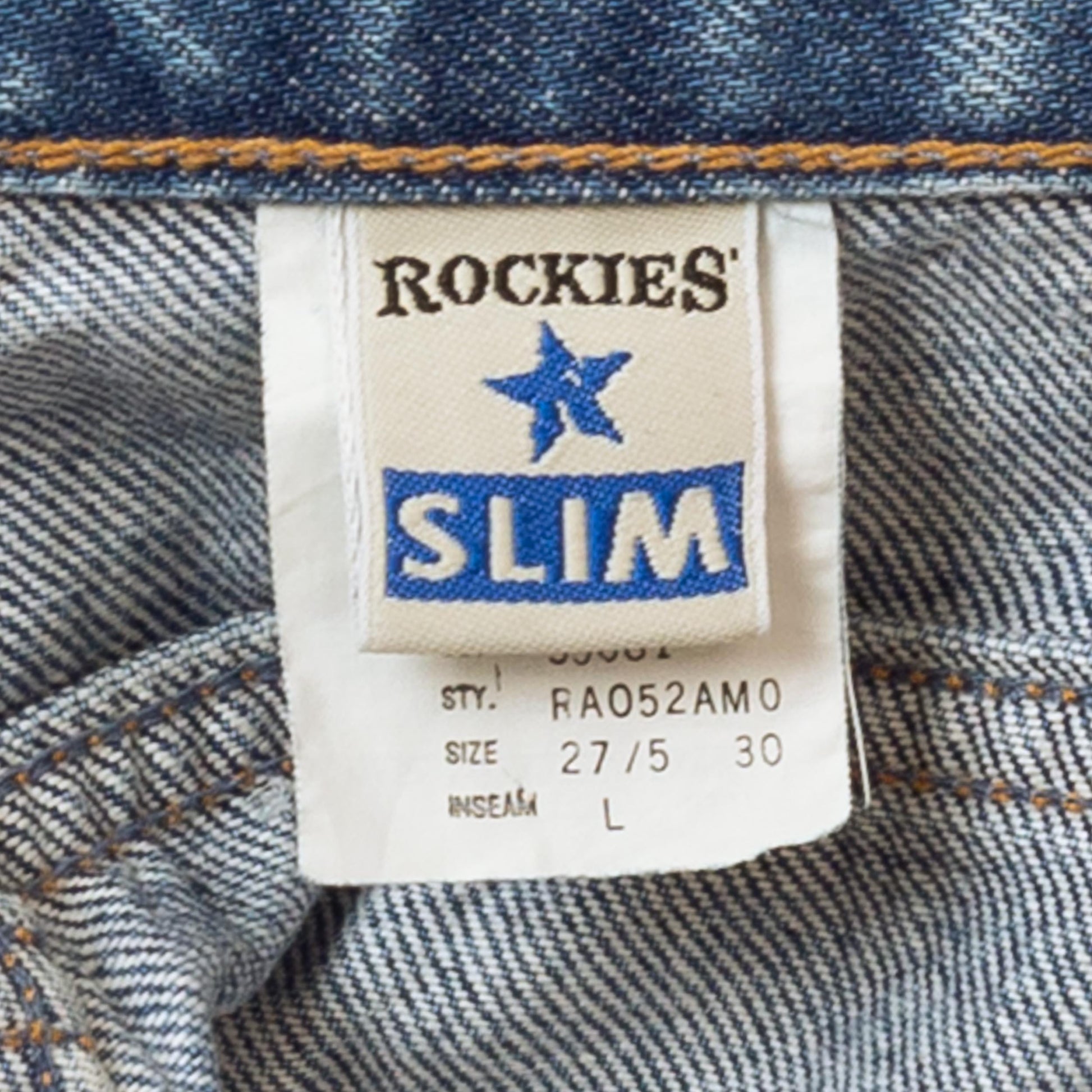 Vintage 90s Rockies High Waisted Jeans - Extra Small Long, 25" Waist | Denim Slim Tapered Leg Mom Jeans