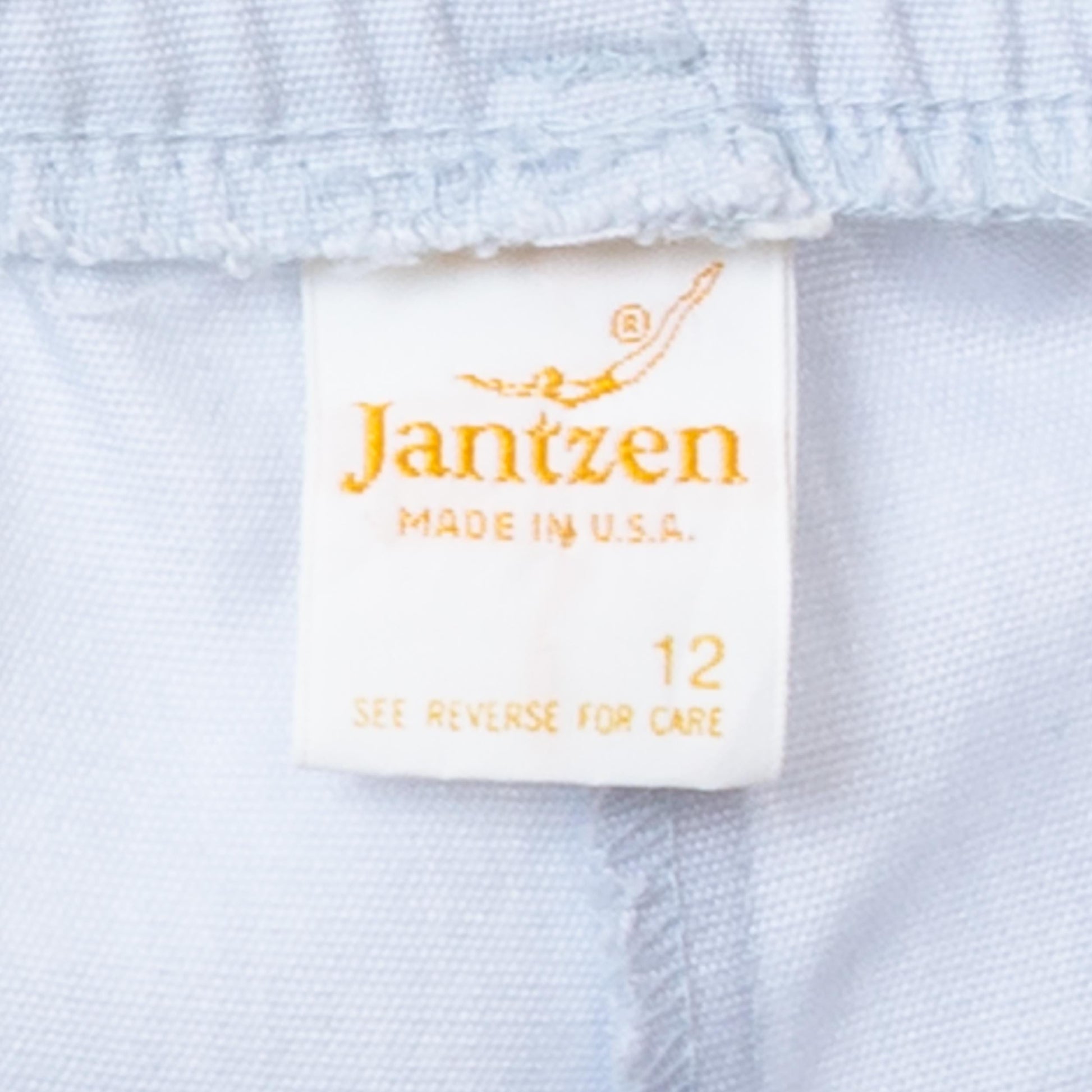 Vintage 70s Jantzen Baby Blue Casual Shorts - Small to Medium | Elastic Waist High Rise Wide Leg Summer Shorts