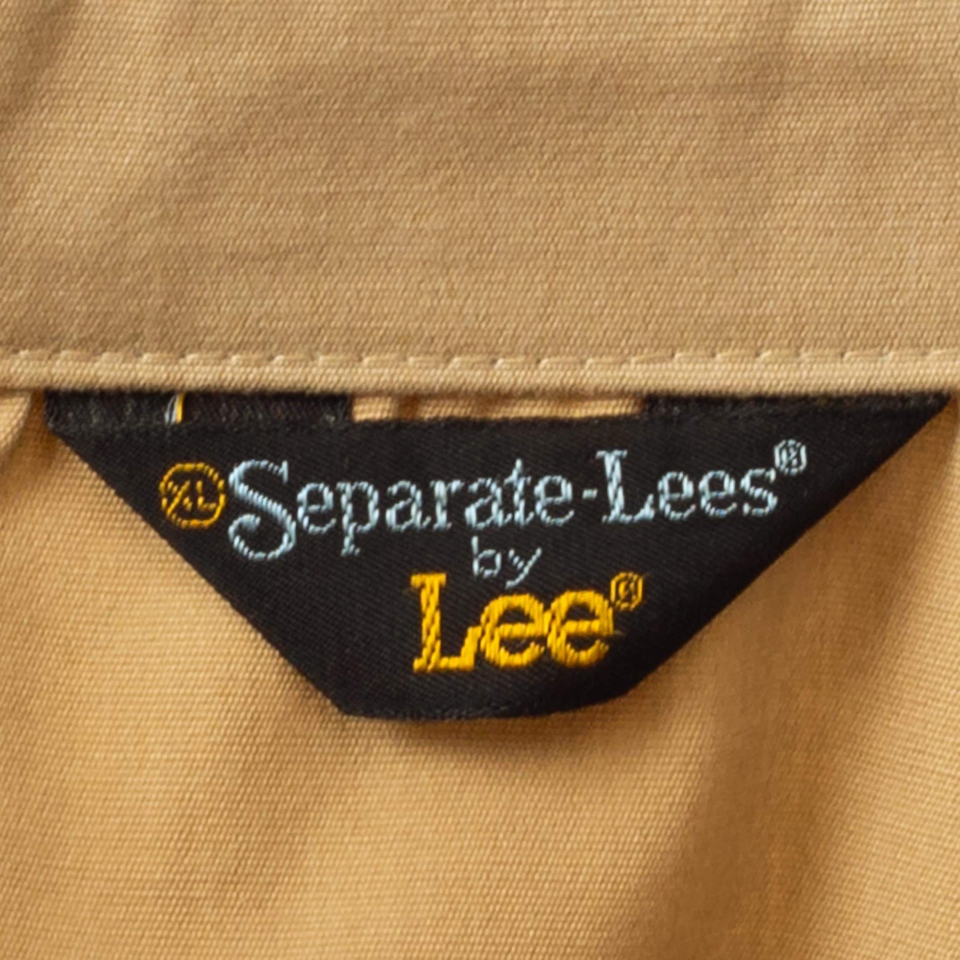 Vintage 70s Lee Khaki Safari Shirt - 1X | Short Sleeve Cinched Waist Button Up Shirt
