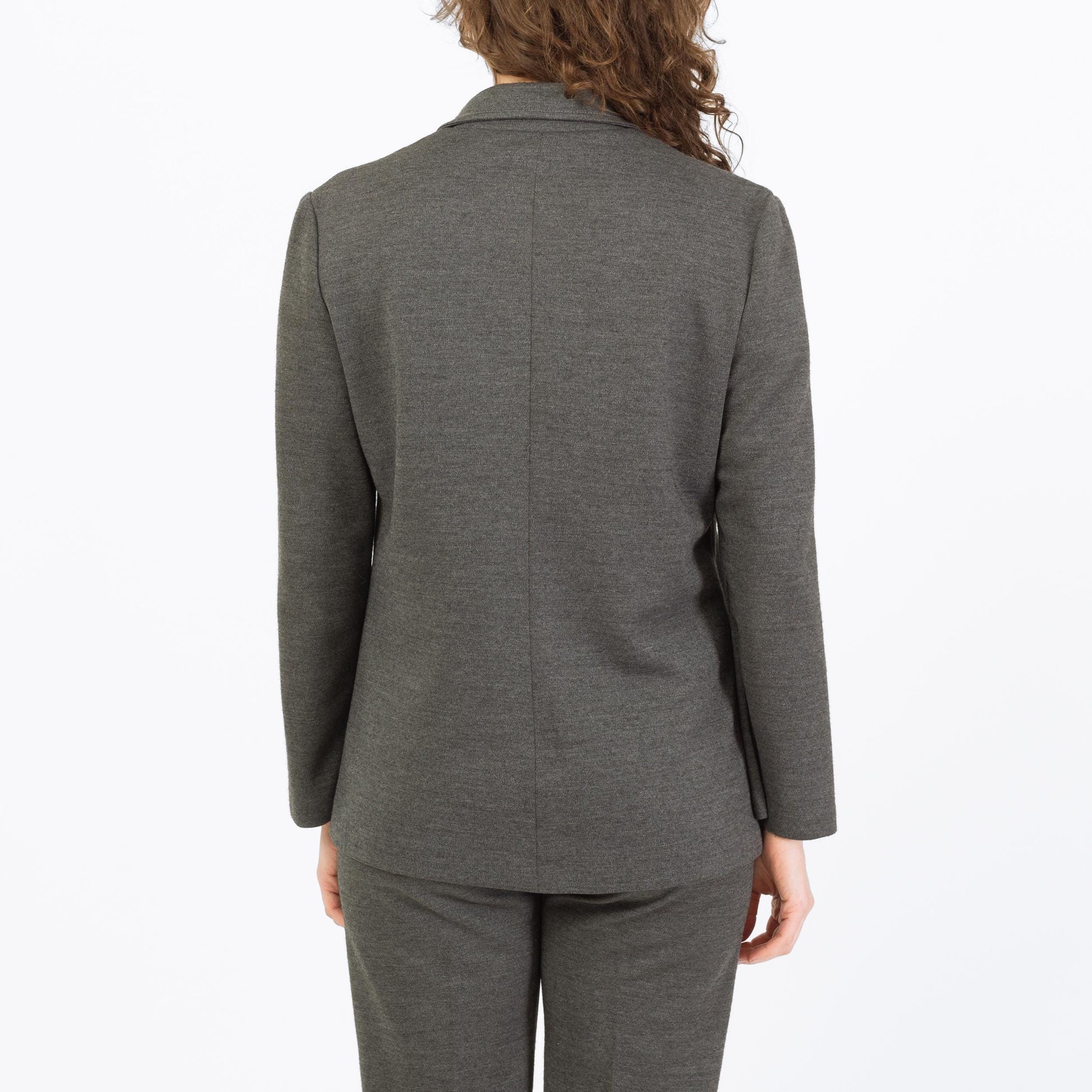 Vintage 70s Charcoal Grey Pant & Skirt Suit - Medium | Jack Winter Blazer Jacket Trousers Three Piece Matching Set