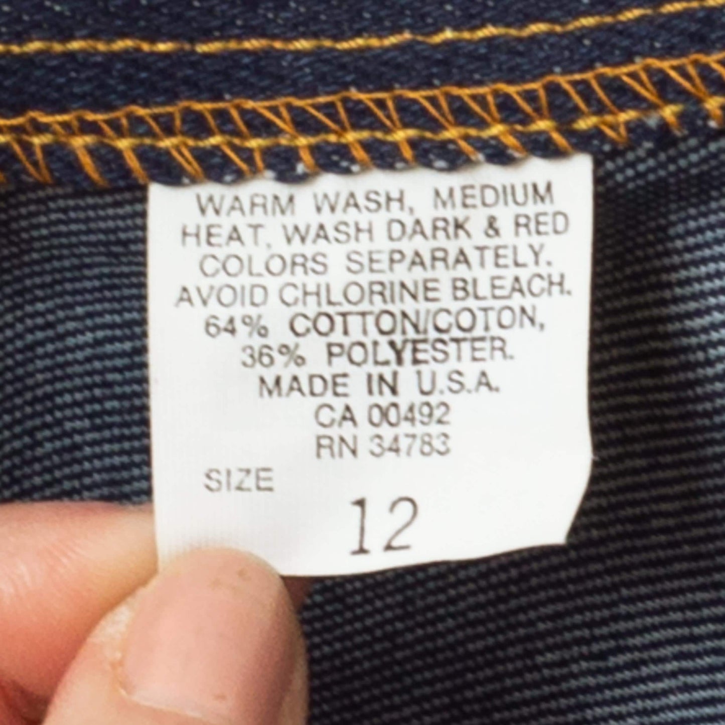 Vintage 70s 80s Lee Riders Dark Wash Deadstock Jeans, NWT - Medium, 28"-29" Waist | High Rise Straight Leg Jeans