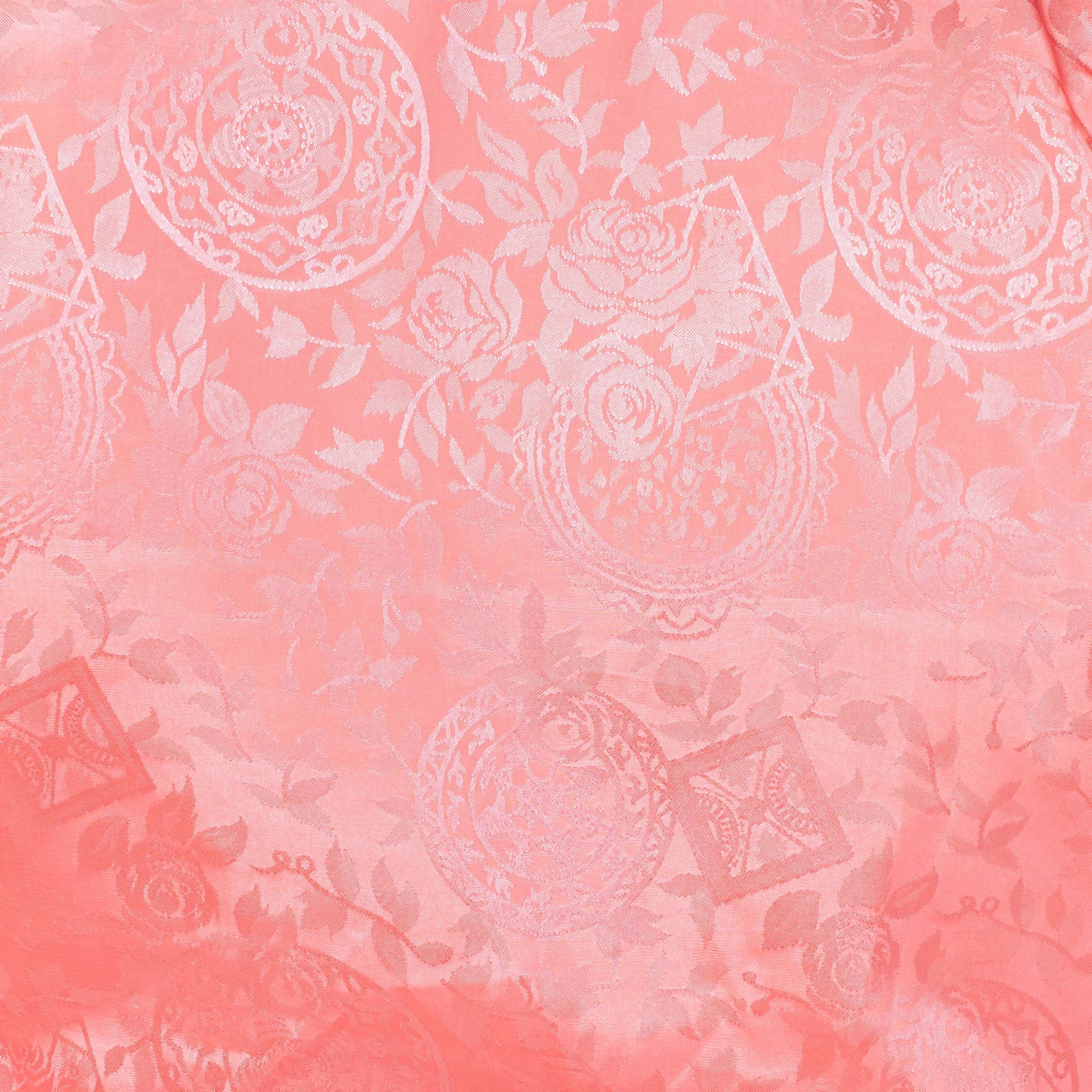 Vintage 90s Victoria's Secret Pink Satin Lounge Set - Medium | Floral Jacquard Pajama Top & Matching Shorts