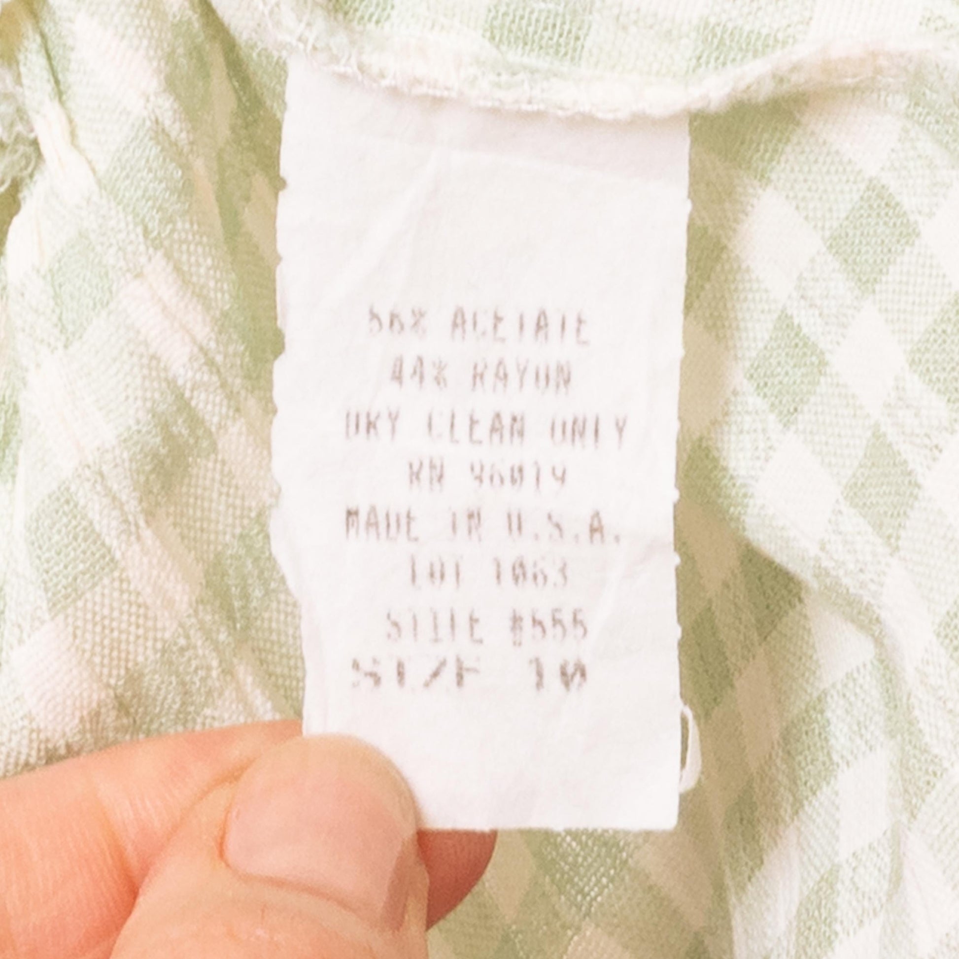 Vintage 90s Mint Green Gingham Shorts - Small to Medium | High Rise Elastic Waist Casual Summer Shorts