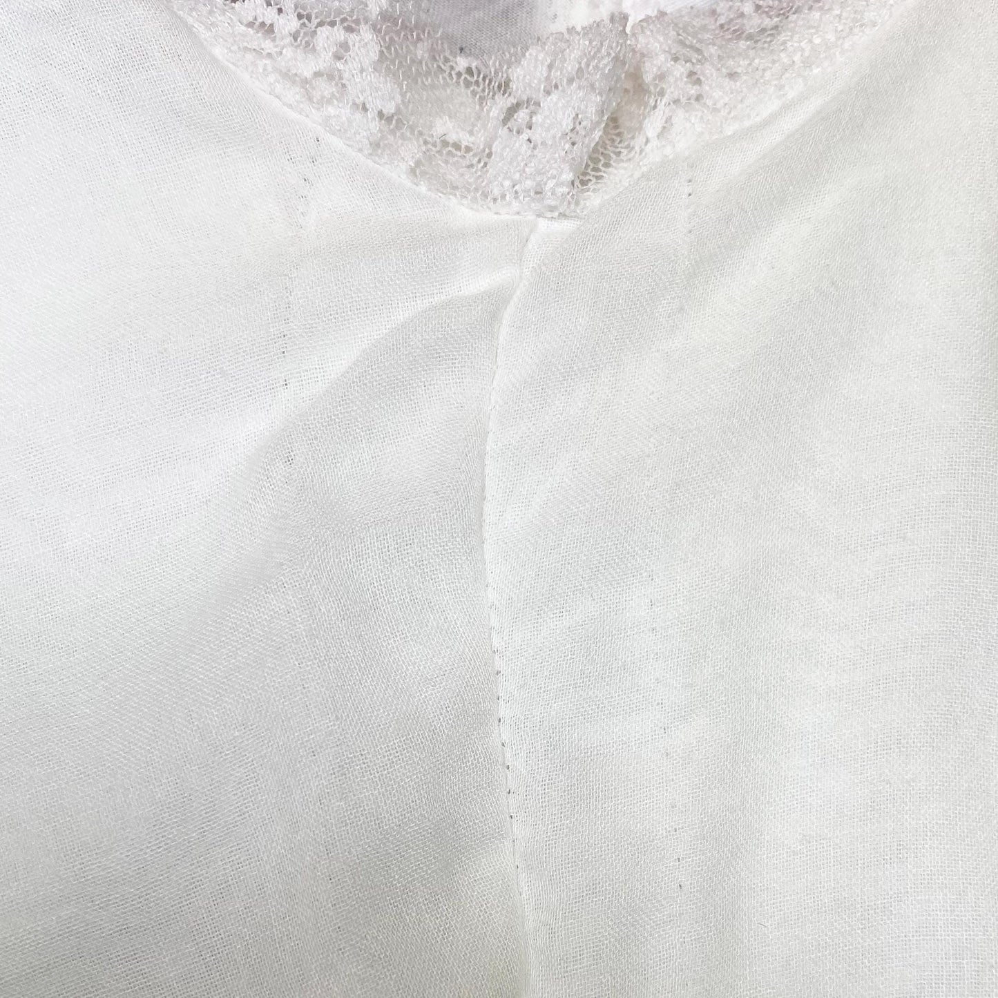 Vintage 70s Gunne Sax White Prairie Mini Dress - Extra Small | Boho Lace Trim Sundress