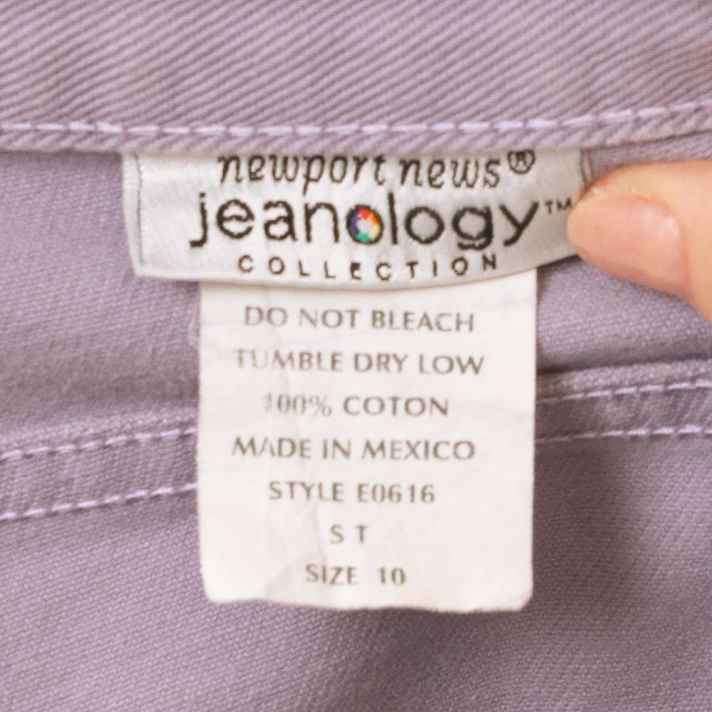 Vintage 90s Lilac Purple High Waisted Jeans - Medium Tall, 29" Waist | Pastel Denim Slim Straight Leg Mom Jeans