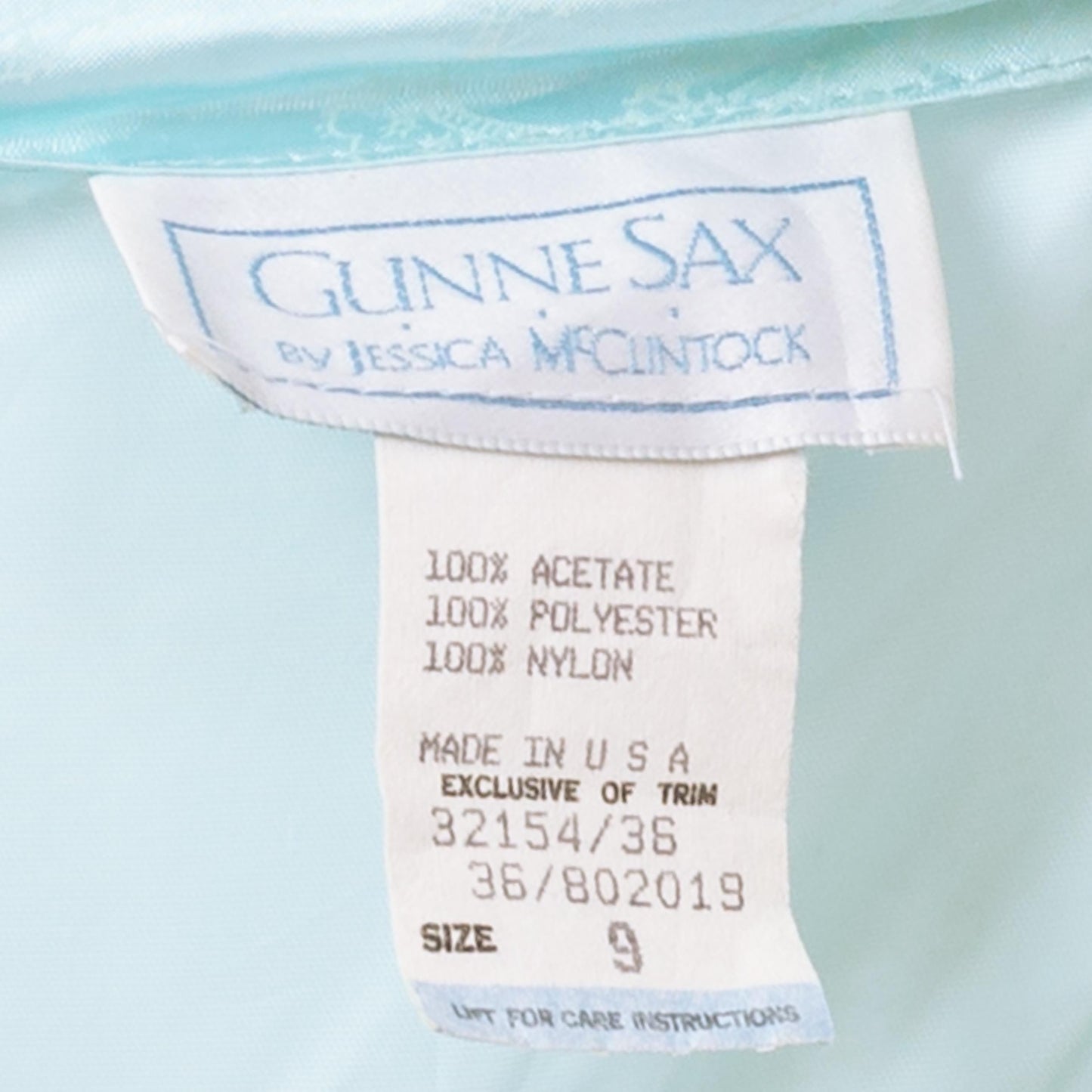 Vintage 80s Gunne Sax Blue Satin Princess Gown - Medium | Strapless Tulle Ballgown Formal Maxi Dress