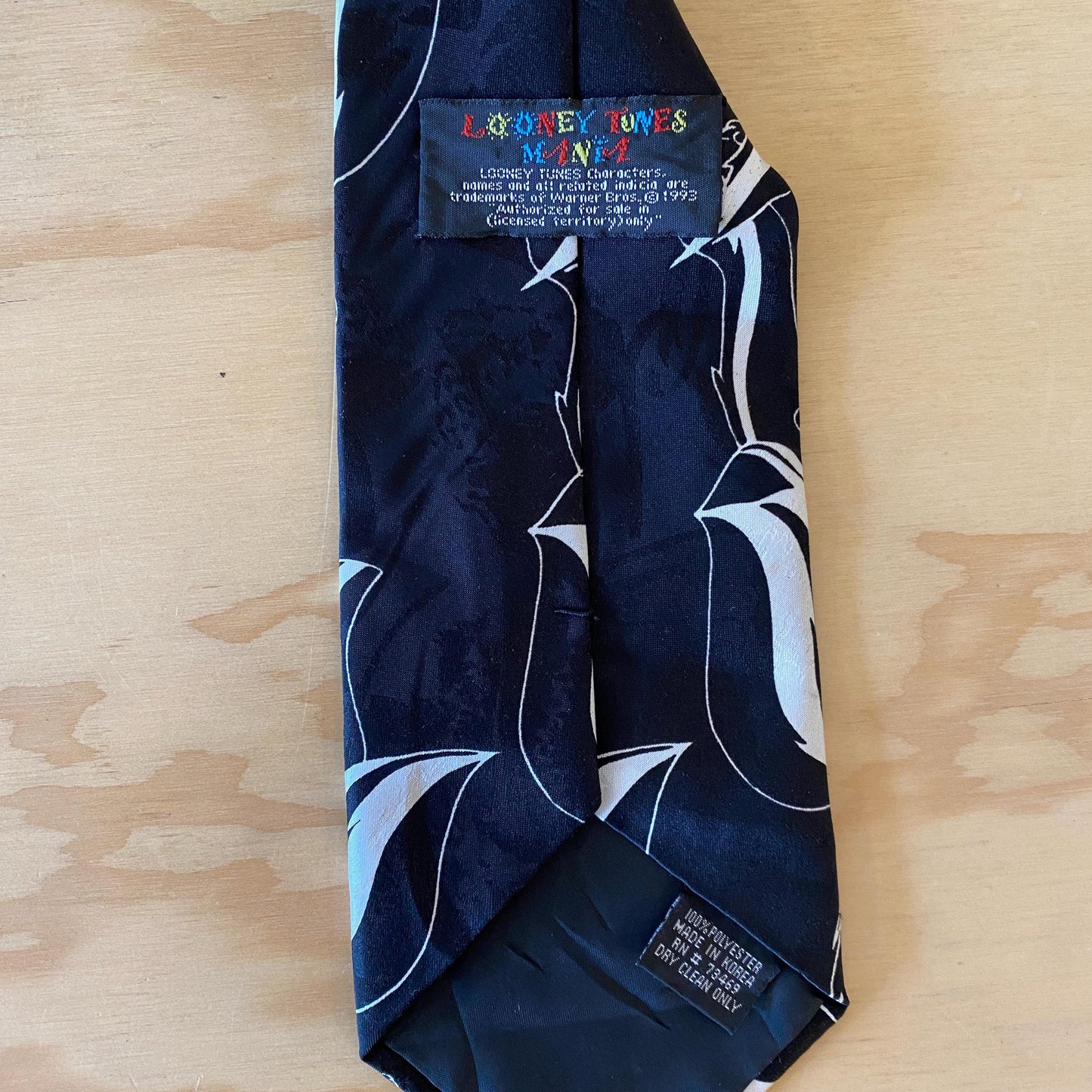Vintage 90s Looney Tunes Pepe Le Pew Necktie