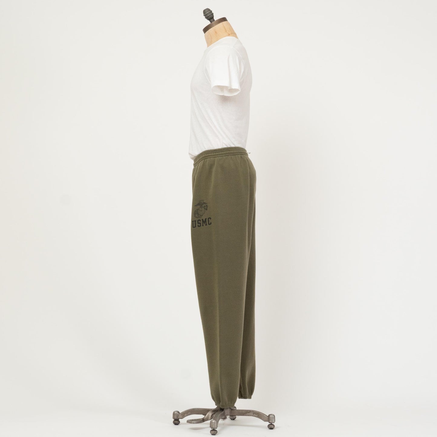 Vintage 90s USMC Jogger Sweatpants - Large | United States Marine Corps Army Green Track Pants