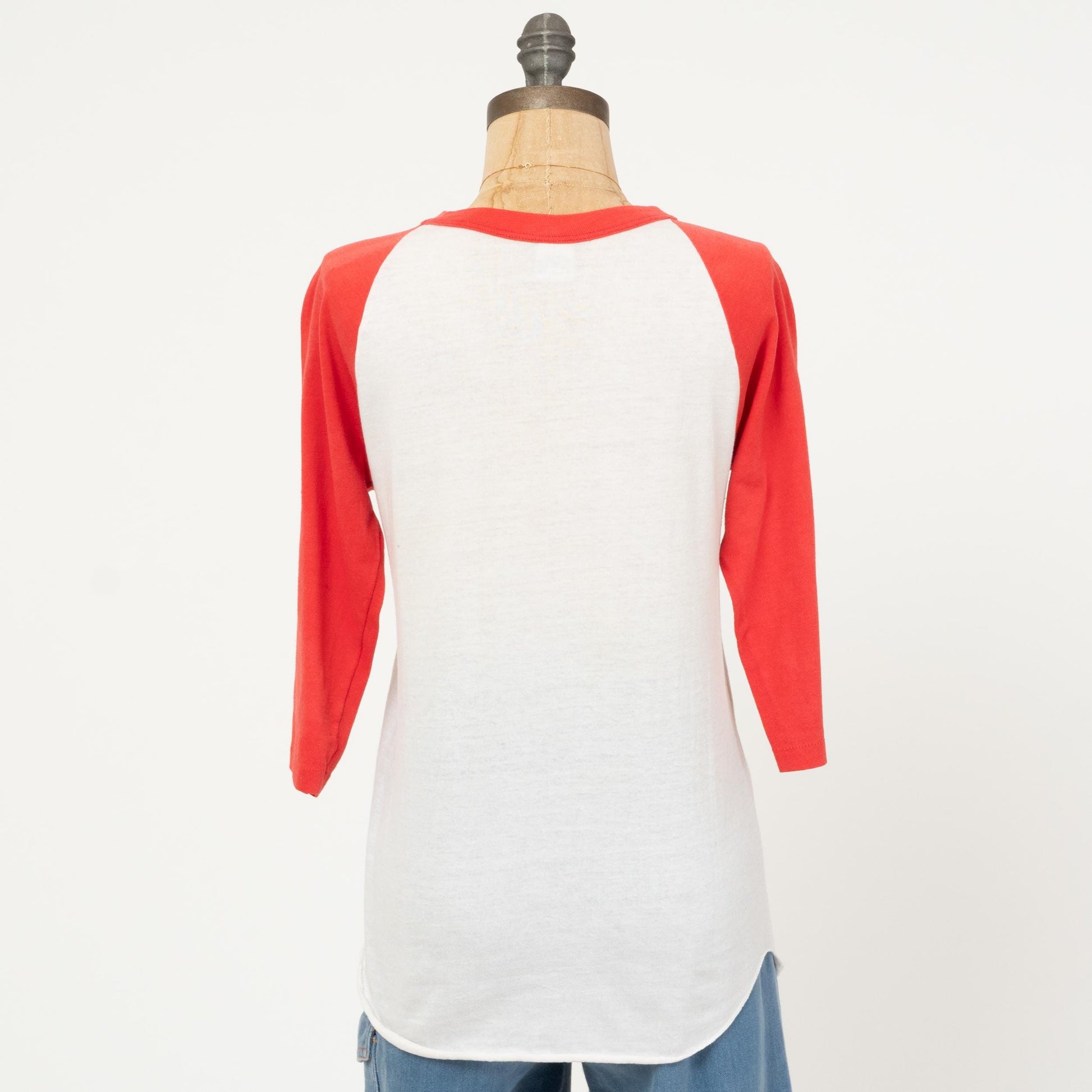 Vintage 70s Cornell University Raglan Shirt - XS to Small | Collegiate Graphic Baseball Tee