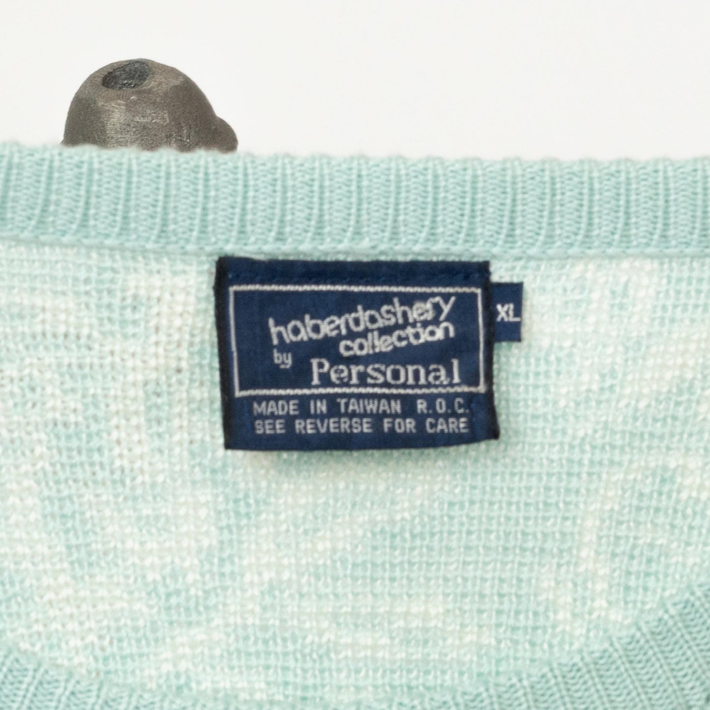 Vintage 80s Pastel Blue Floral Sweater - Large | Retro Cottagecore Grandma Sweater