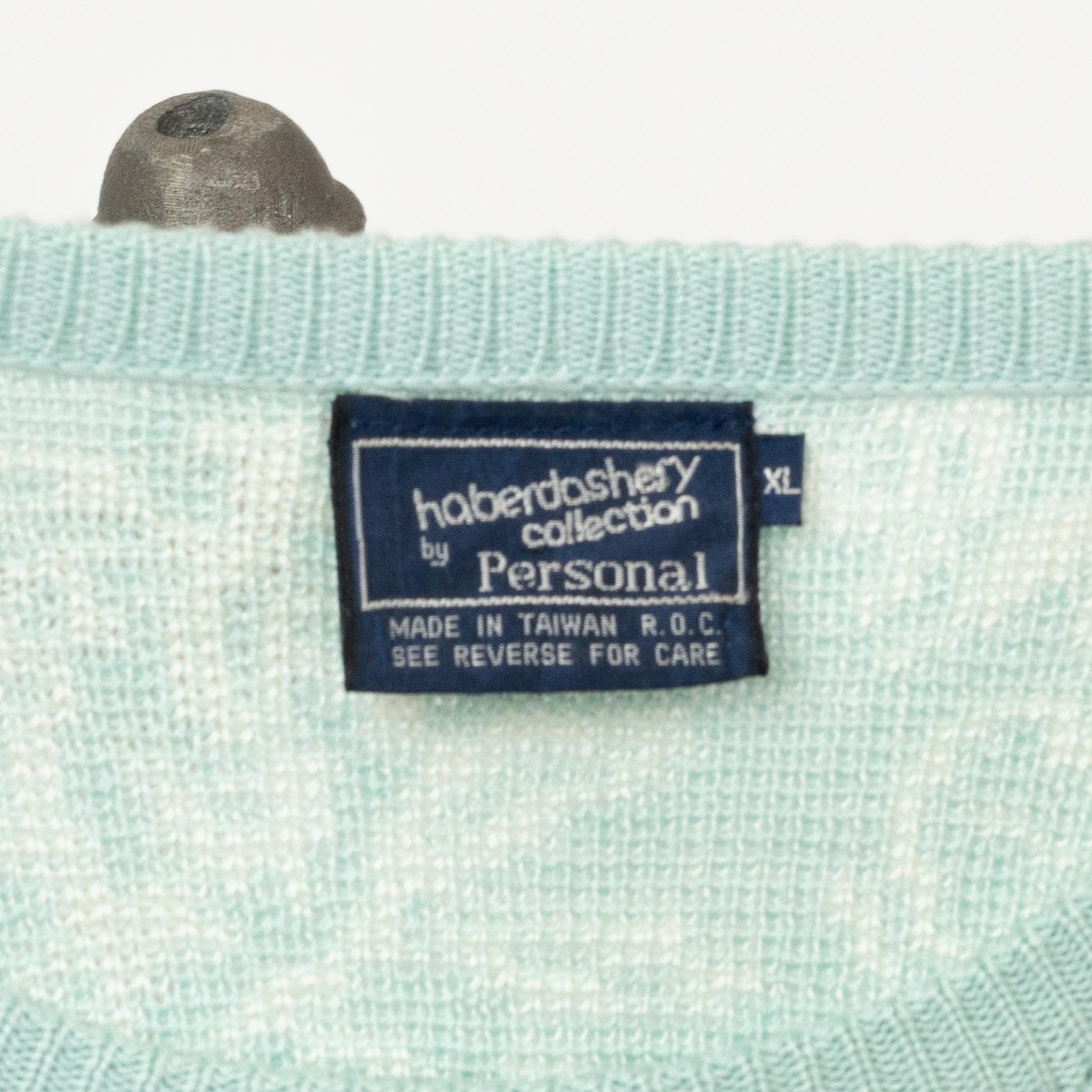 Vintage 80s Pastel Blue Floral Sweater - Large | Retro Cottagecore Grandma Sweater